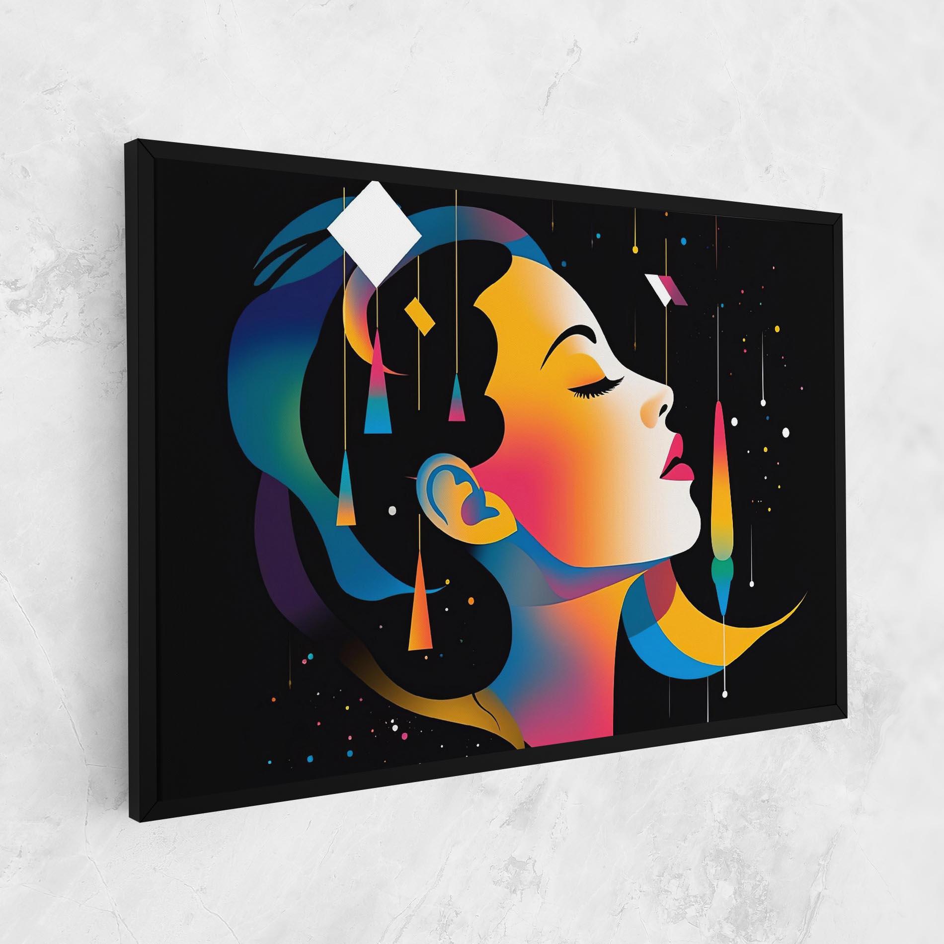 Leinwandbild Dreamy Night Female mockup 1