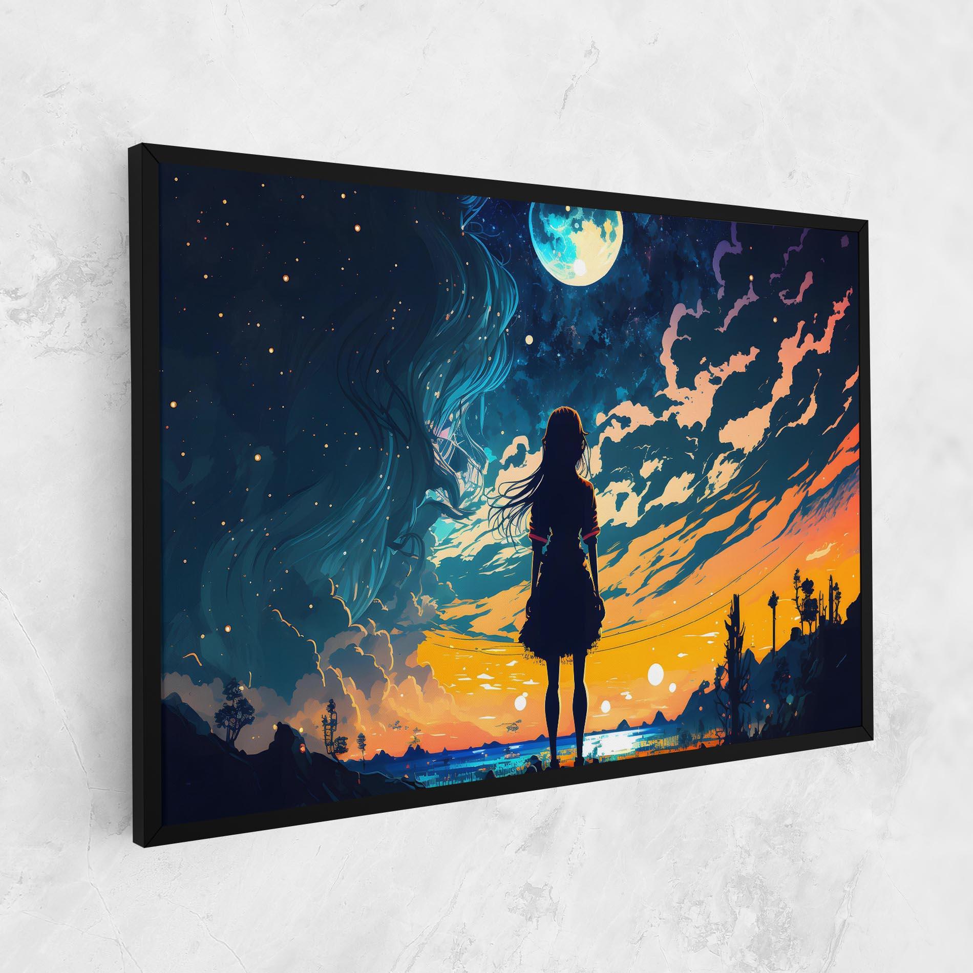 Leinwandbild Mystical Woman Fairytale mockup 1