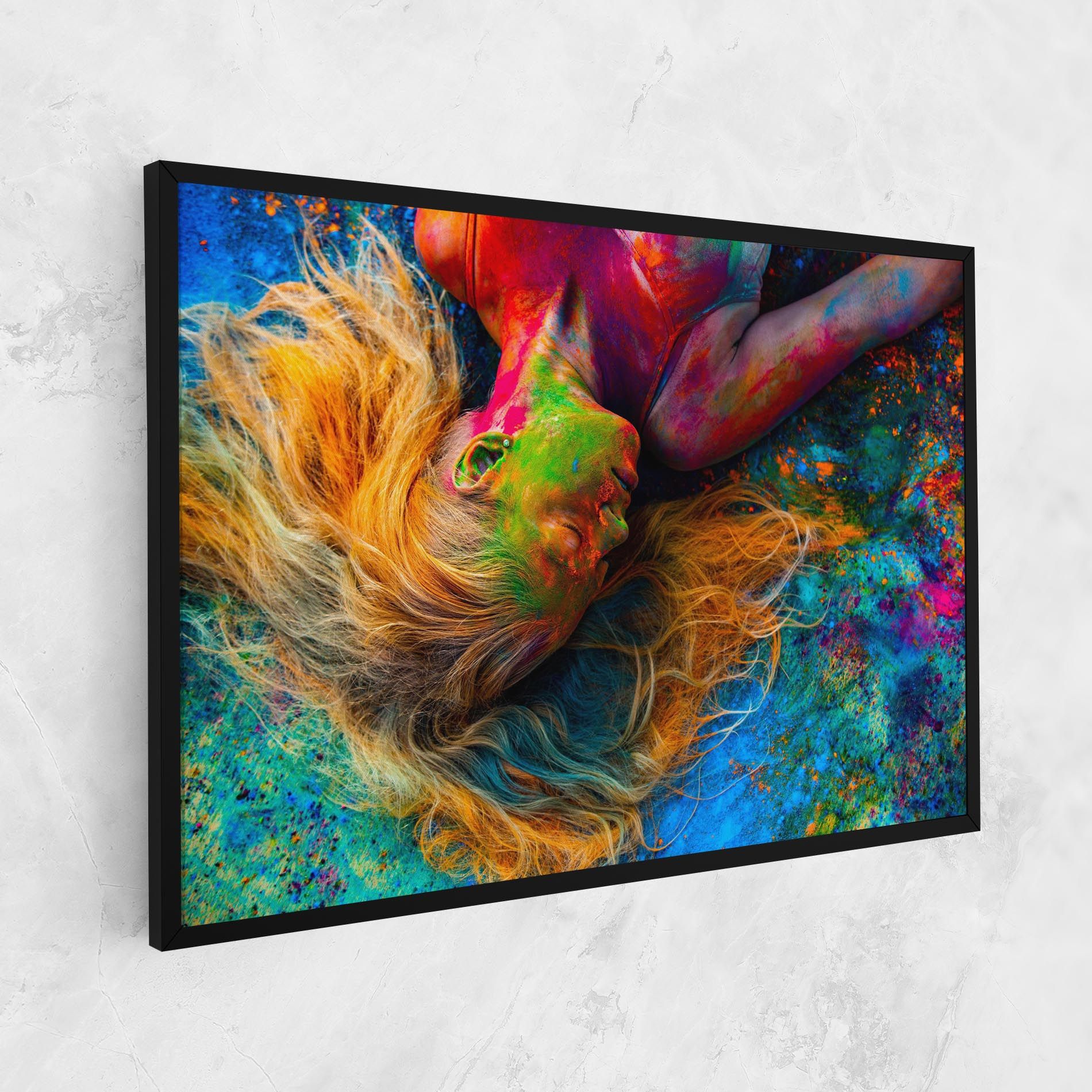 Powder Holi Woman mockup 1