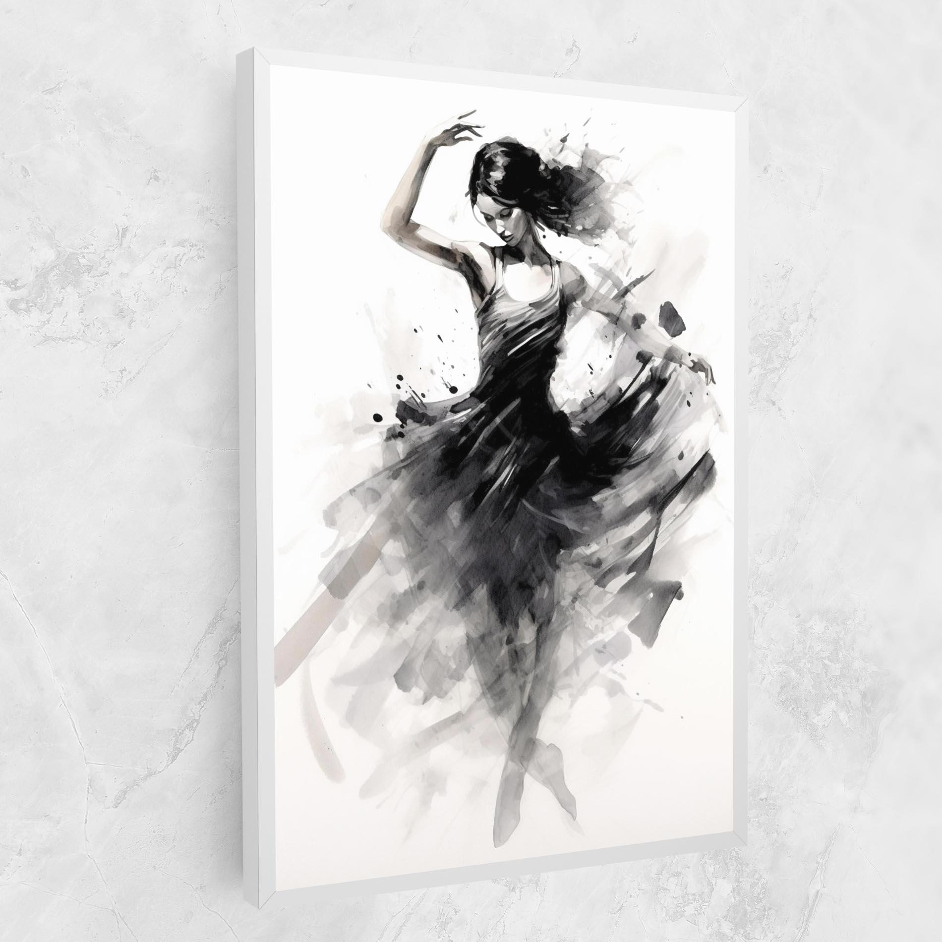 Leinwandbild Dancing Woman mockup 1