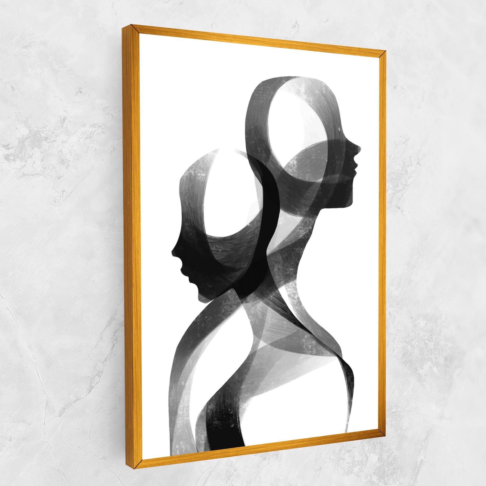 Abstract Grey Couple mockup 1