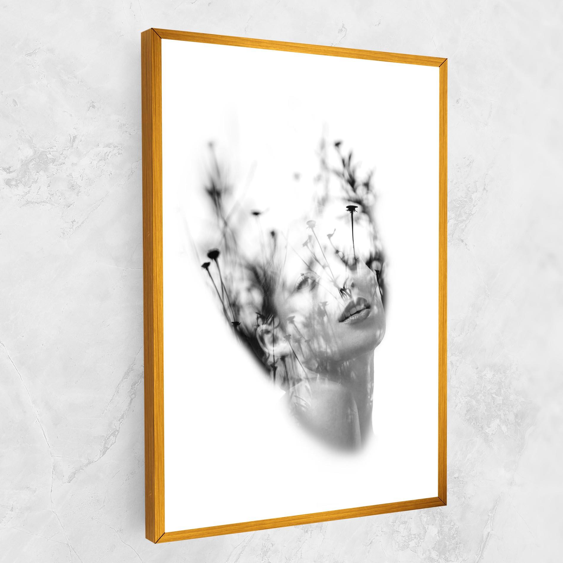 Leinwandbild Nature Woman mockup 1