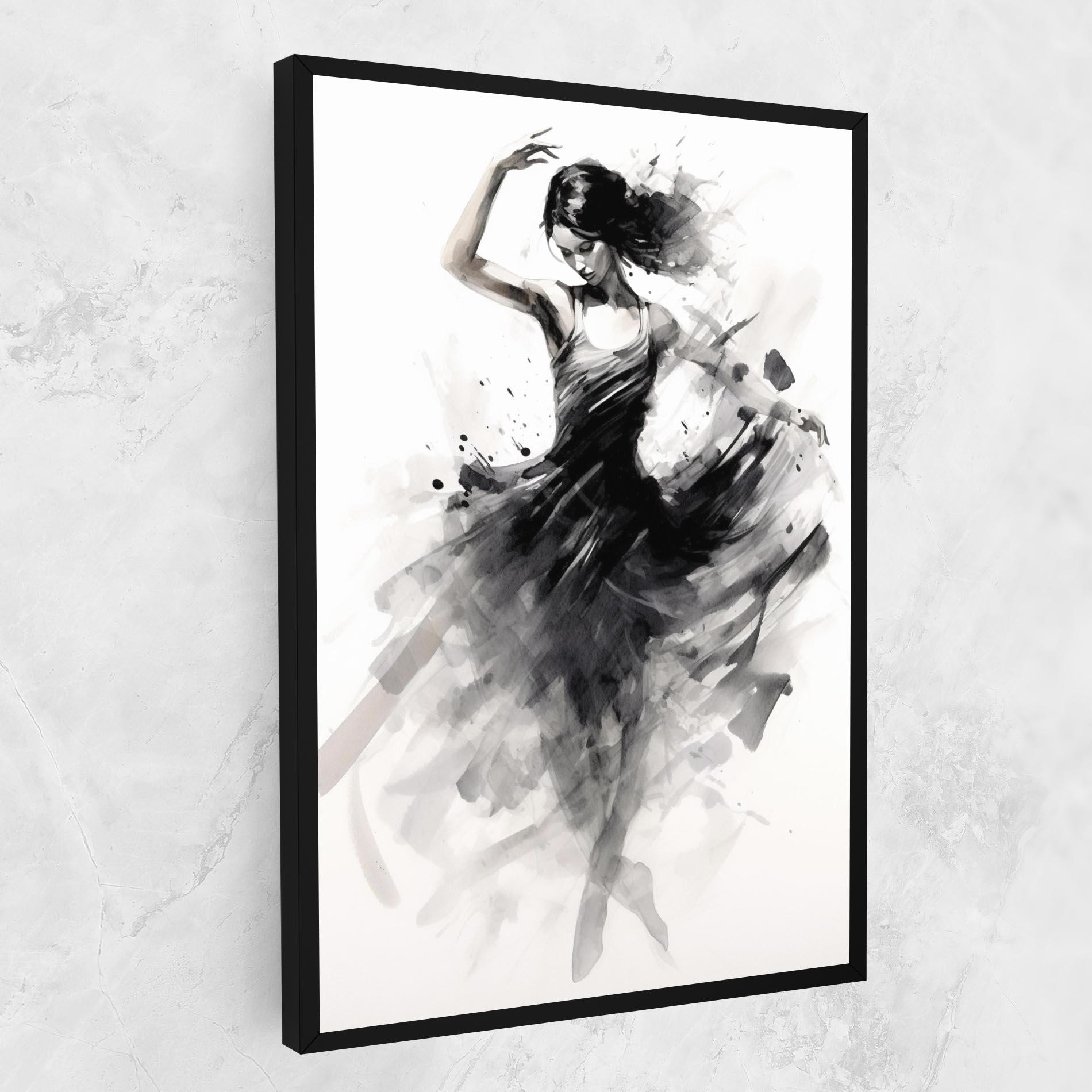 Leinwandbild Dancing Woman mockup 1