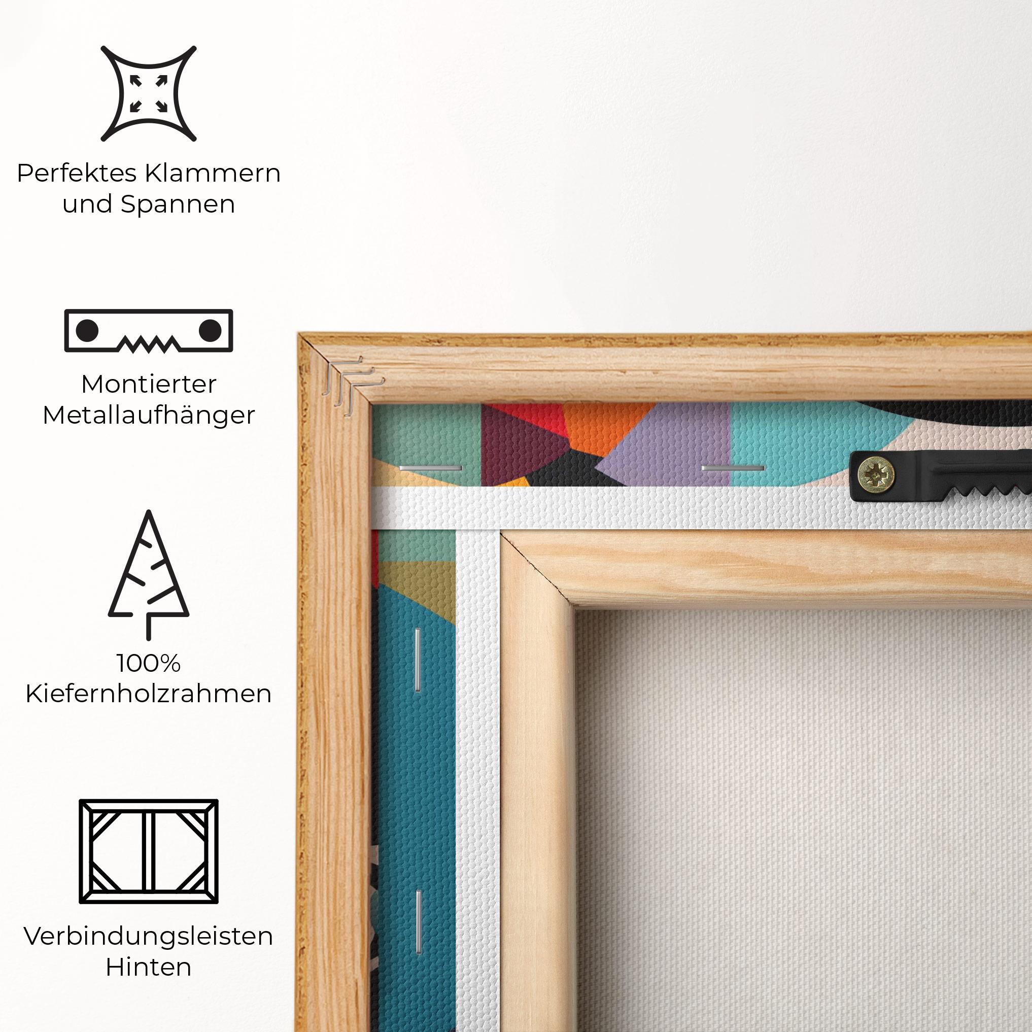 Leinwandbild Dreamy Yellow Female mockup 5