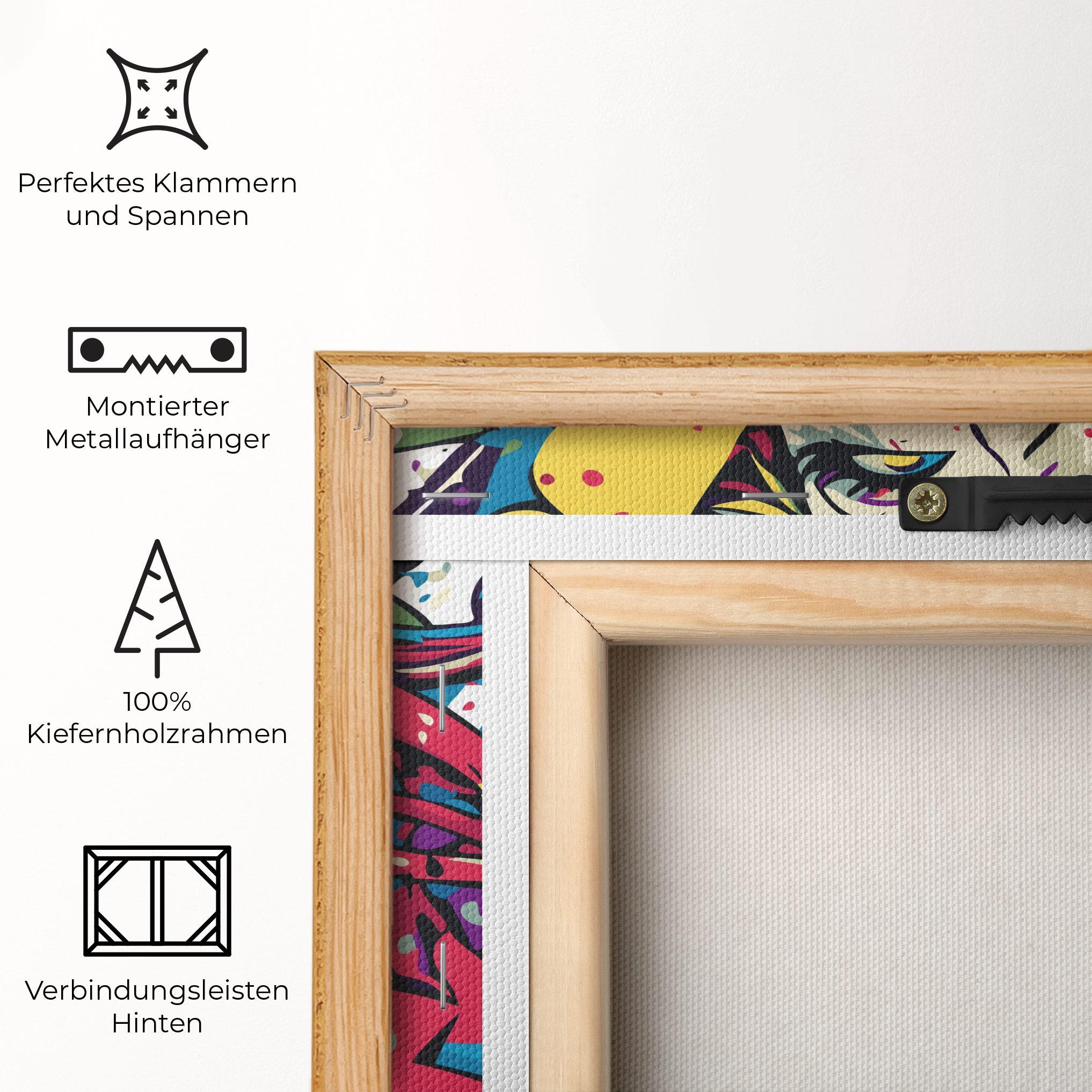 Leinwandbild Fictional Woman mockup 5