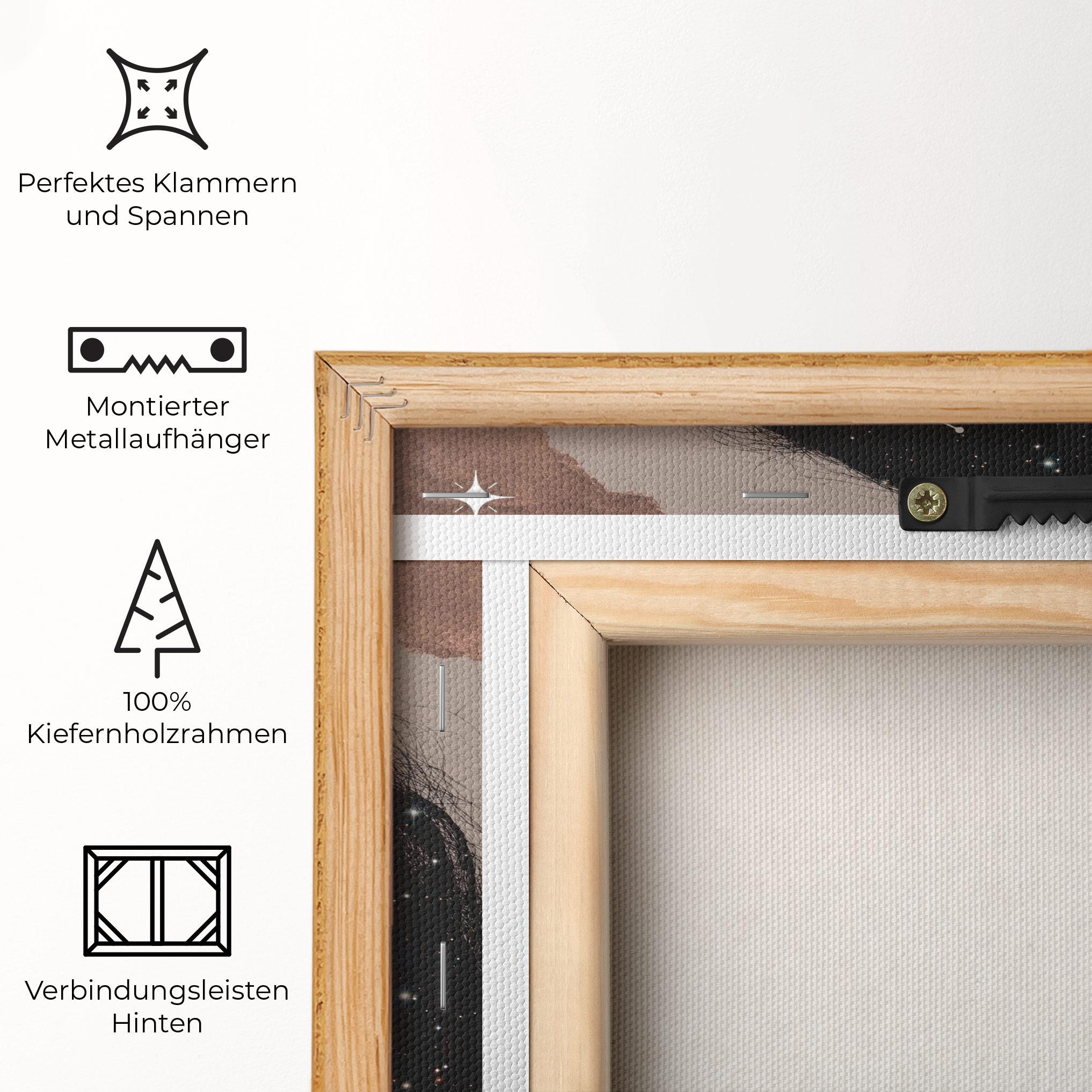 Leinwandbild Galaxy Hair mockup 5