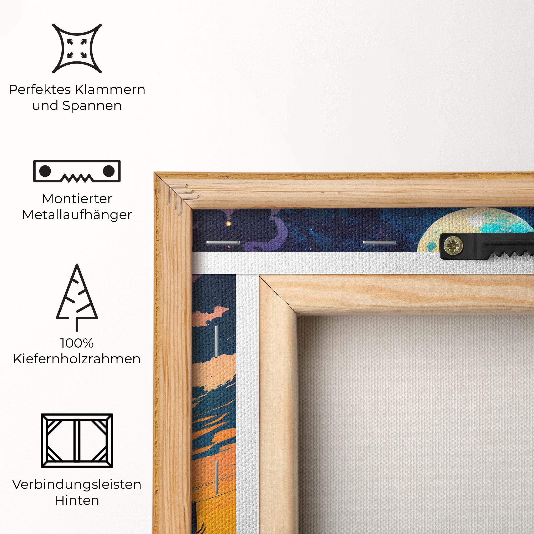 Leinwandbild Mystical Woman Fairytale mockup 5