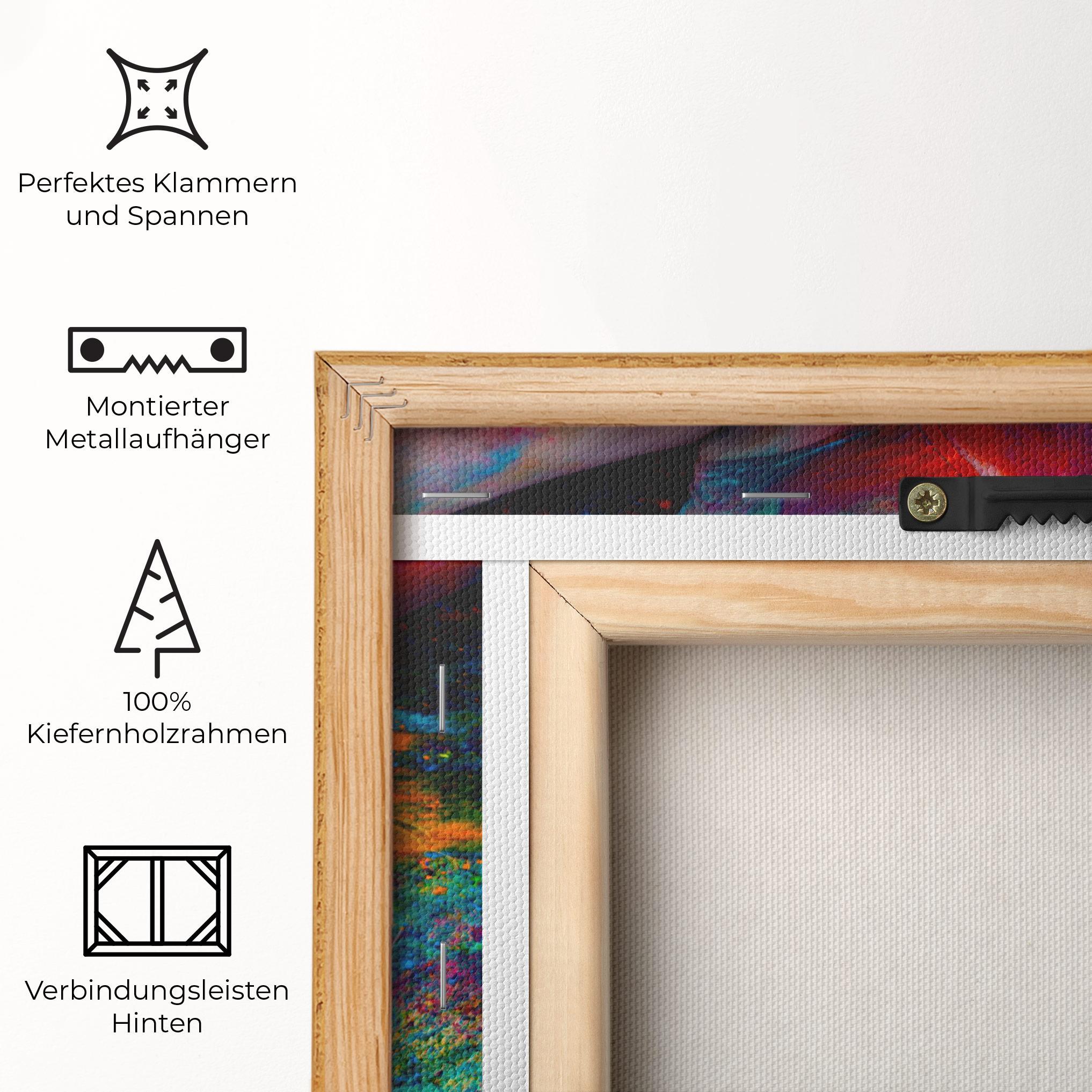 Leinwandbild Powder Holi Woman mockup 5