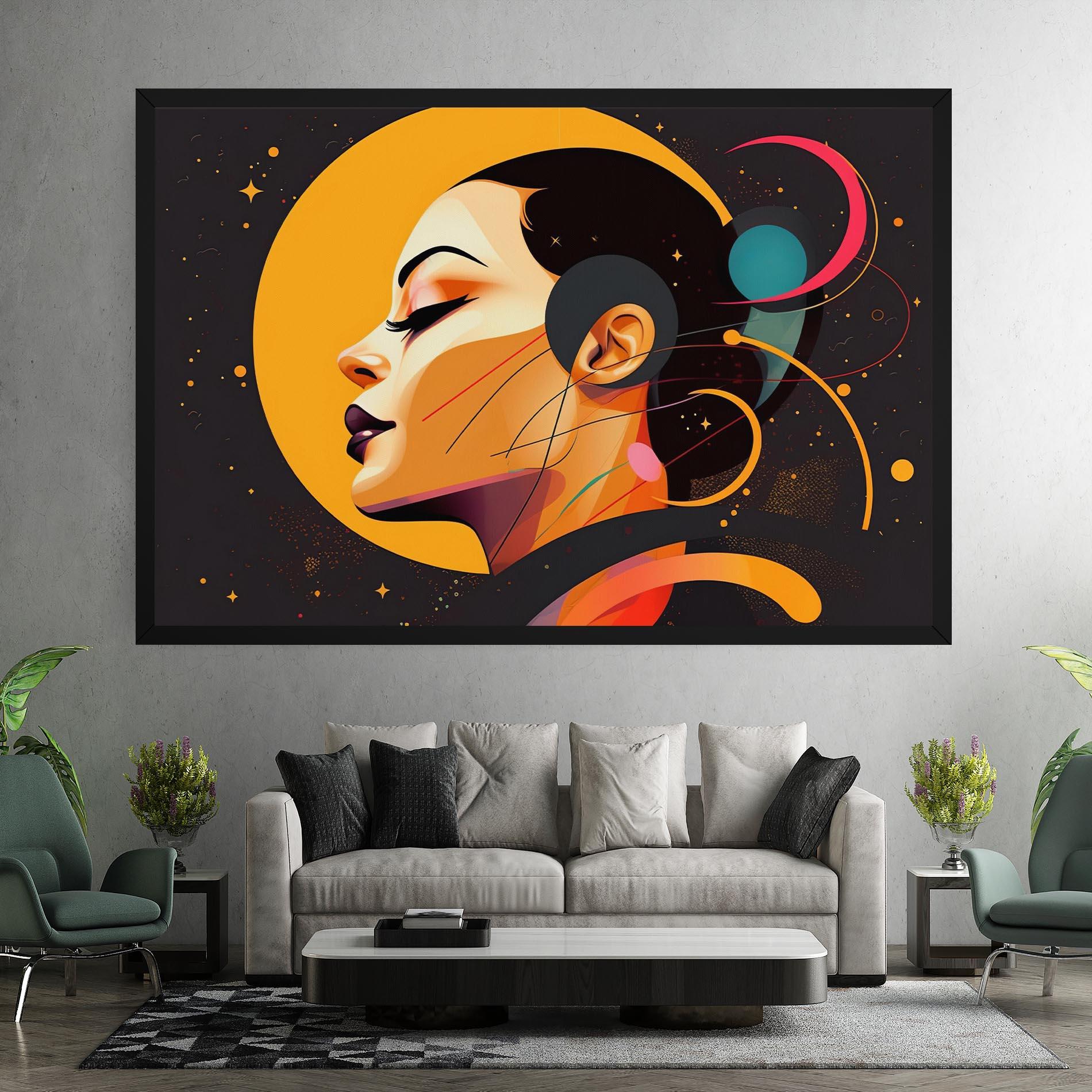 Leinwandbild Synthetic Female mockup 7