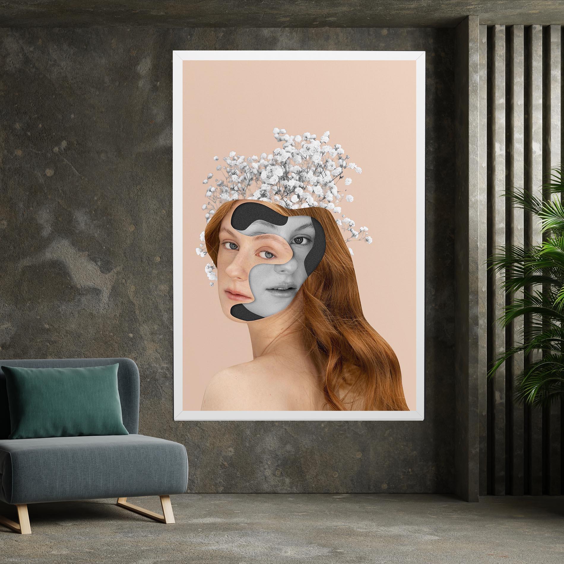 Leinwandbild Abstract Combination mockup 7