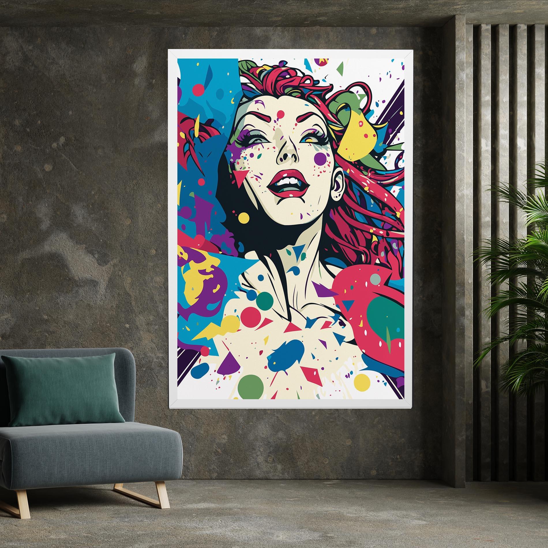 Leinwandbild Fictional Woman mockup 7