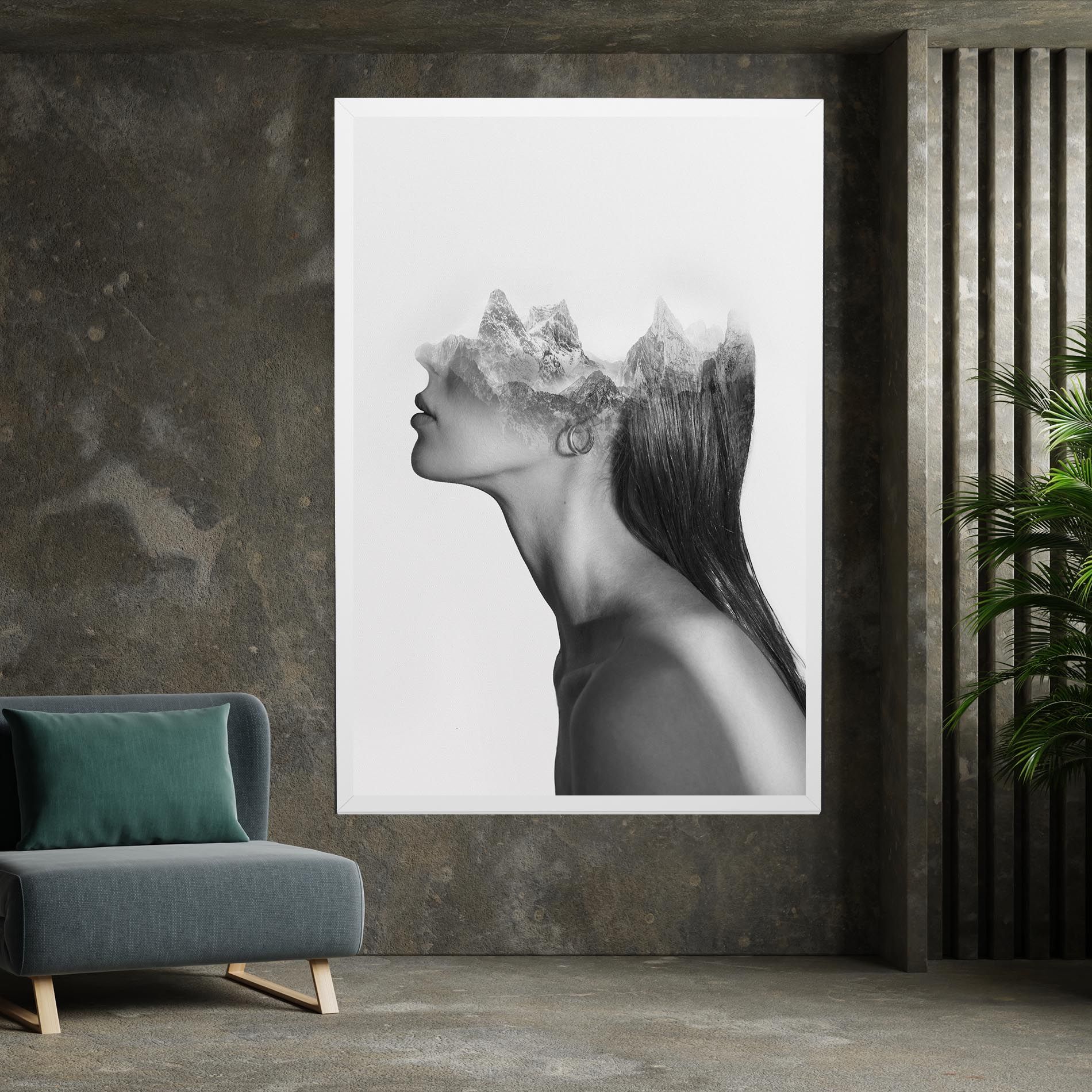 Woman Mountains View mockup 7