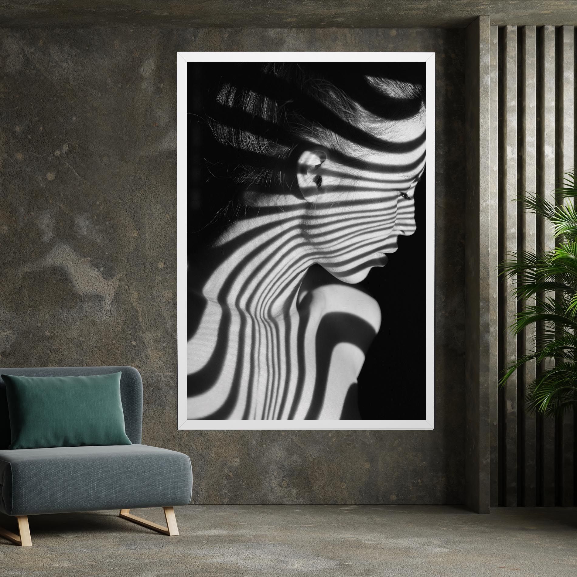 Zebra Stripes Woman mockup 7