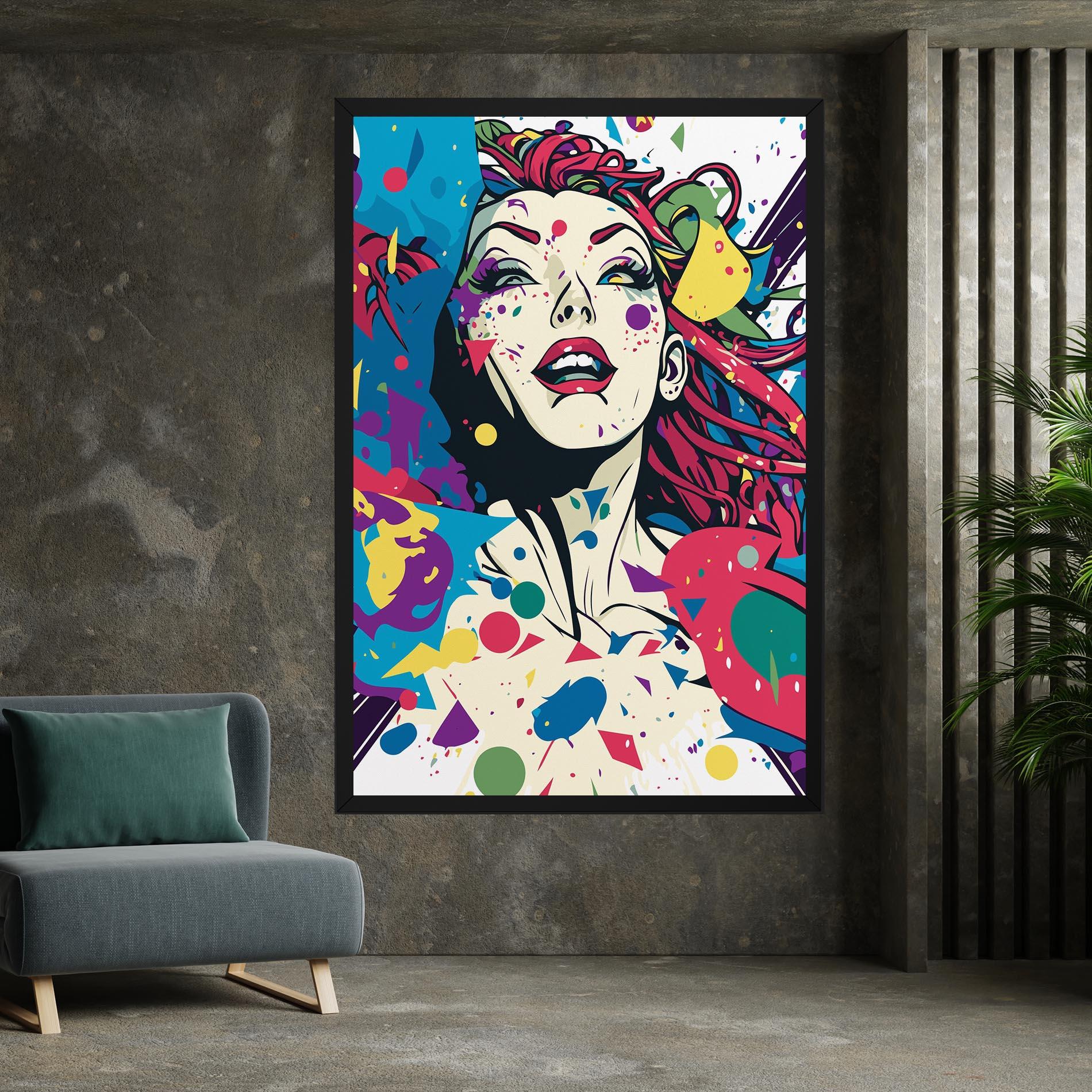 Leinwandbild Fictional Woman mockup 7