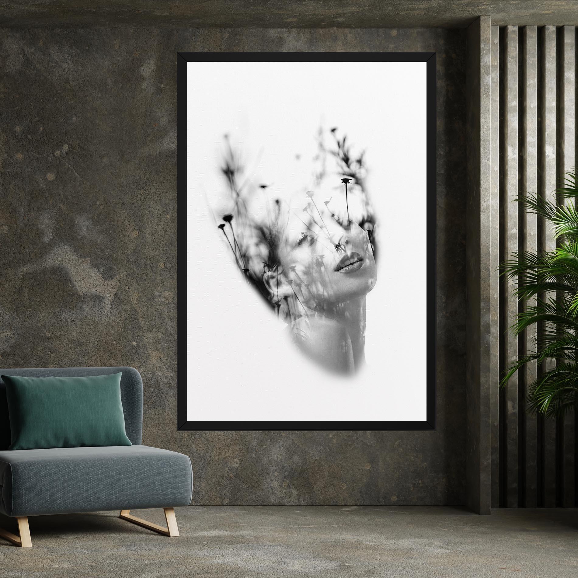 Leinwandbild Nature Woman mockup 7