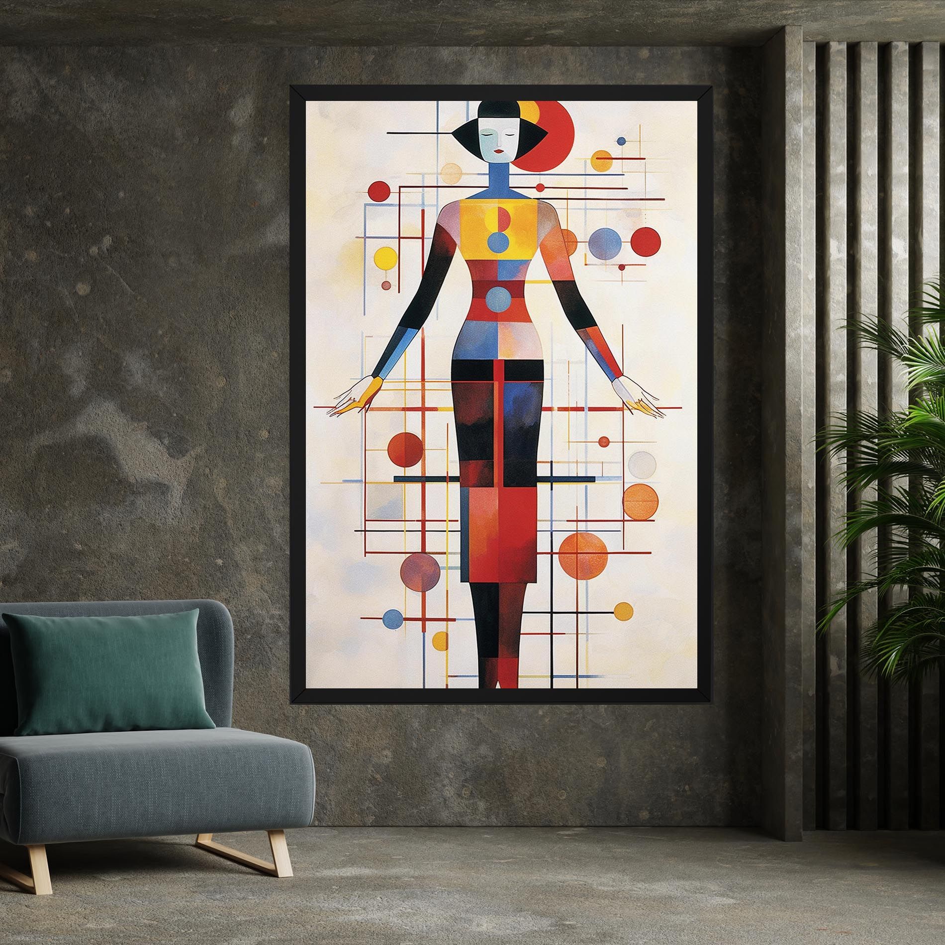 Poster Woman Artist mockup 7