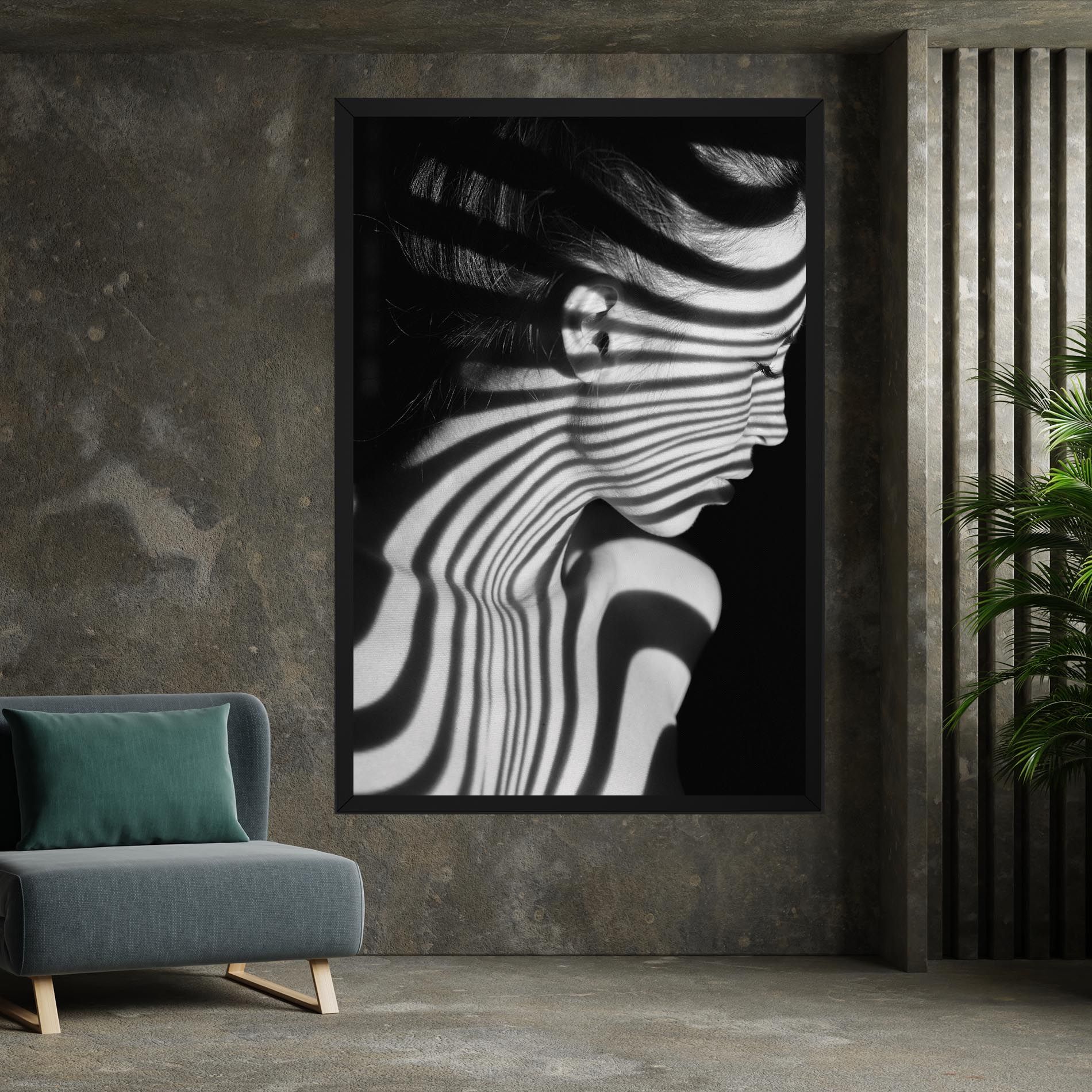 Zebra Stripes Woman mockup 7