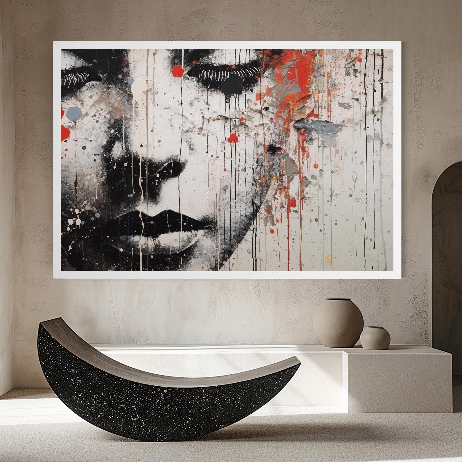 Leinwandbild Ink Street Graffiti mockup 8