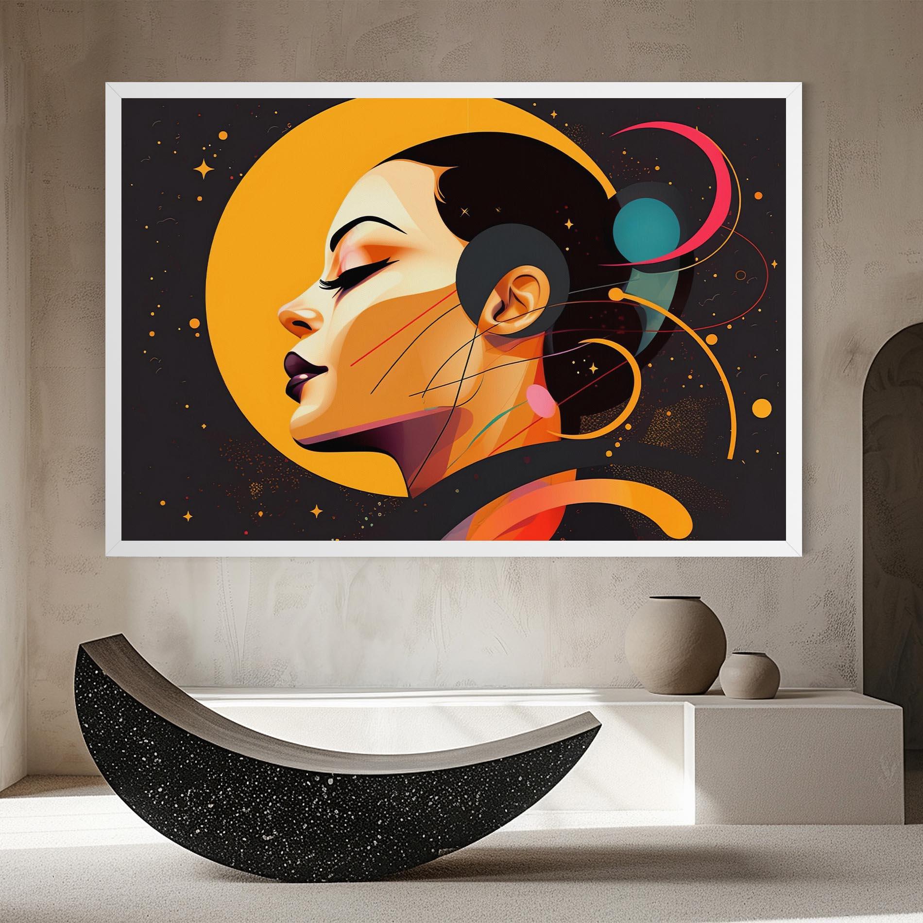 Leinwandbild Synthetic Female mockup 8