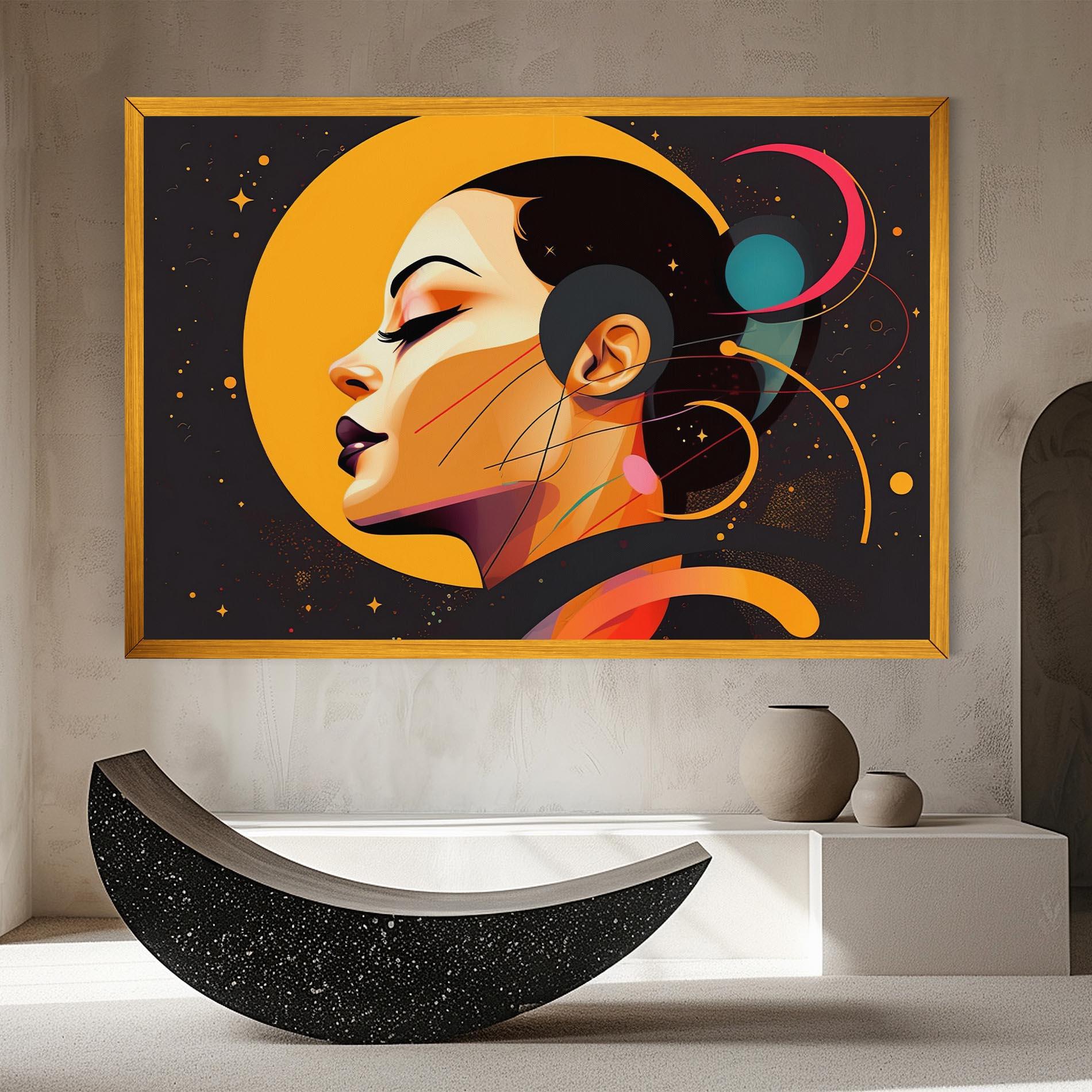 Leinwandbild Synthetic Female mockup 8