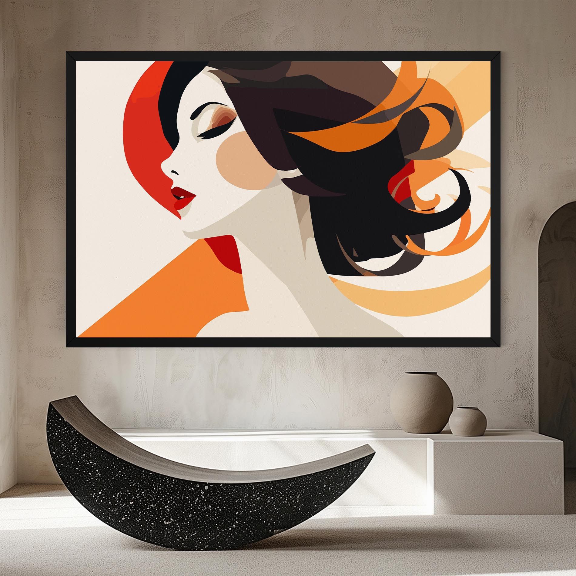 Abstract Autumn Woman mockup 8