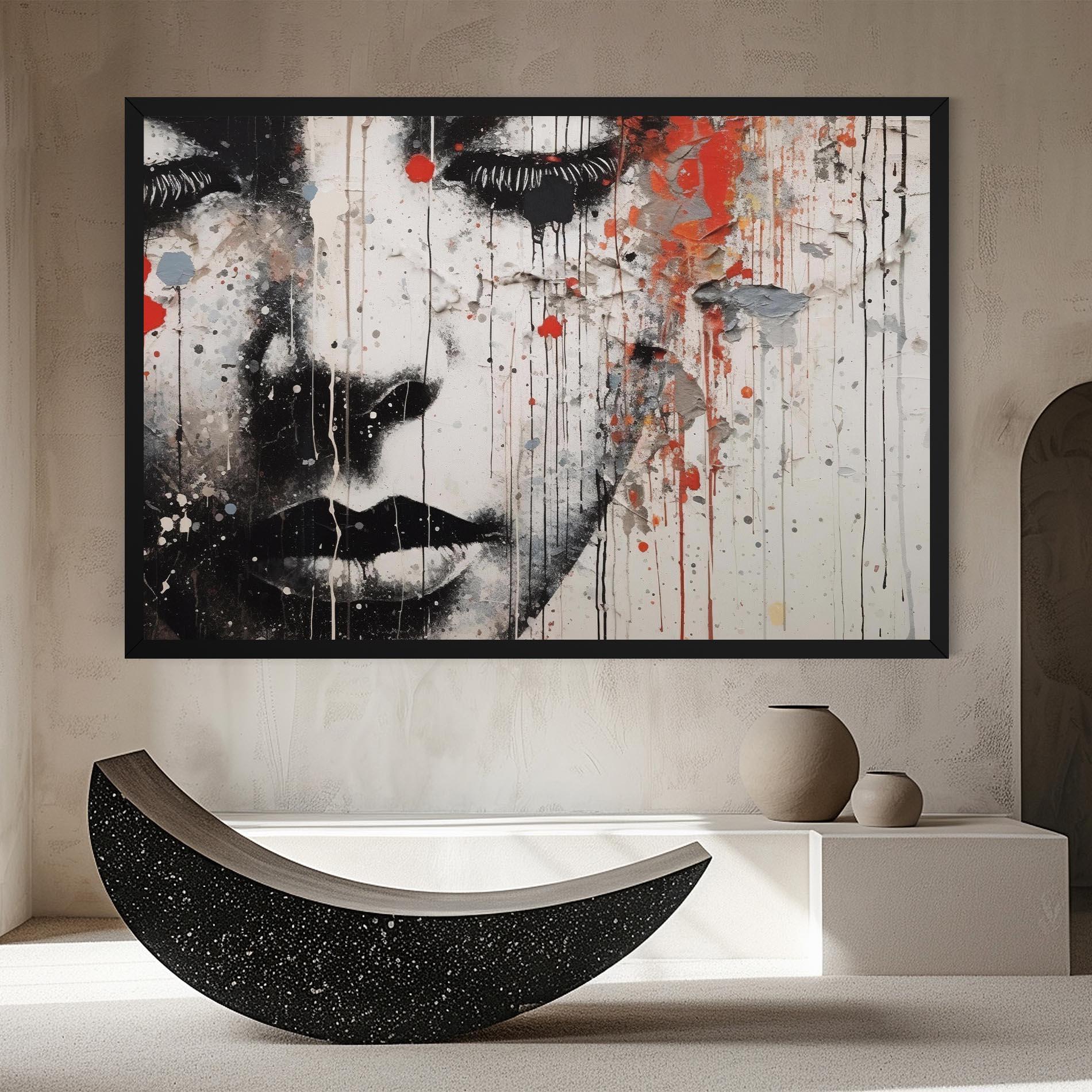 Leinwandbild Ink Street Graffiti mockup 8