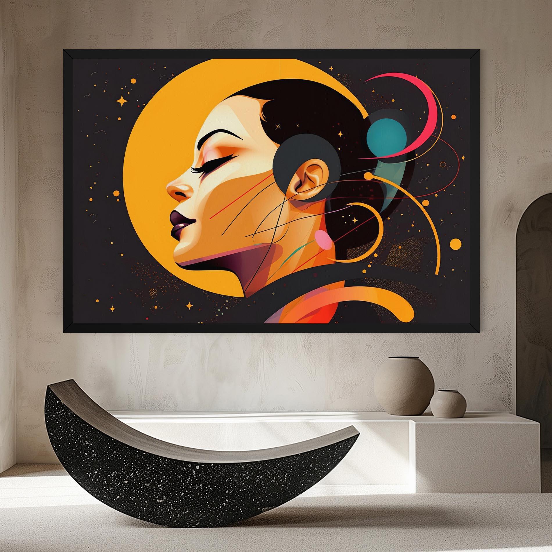 Leinwandbild Synthetic Female mockup 8