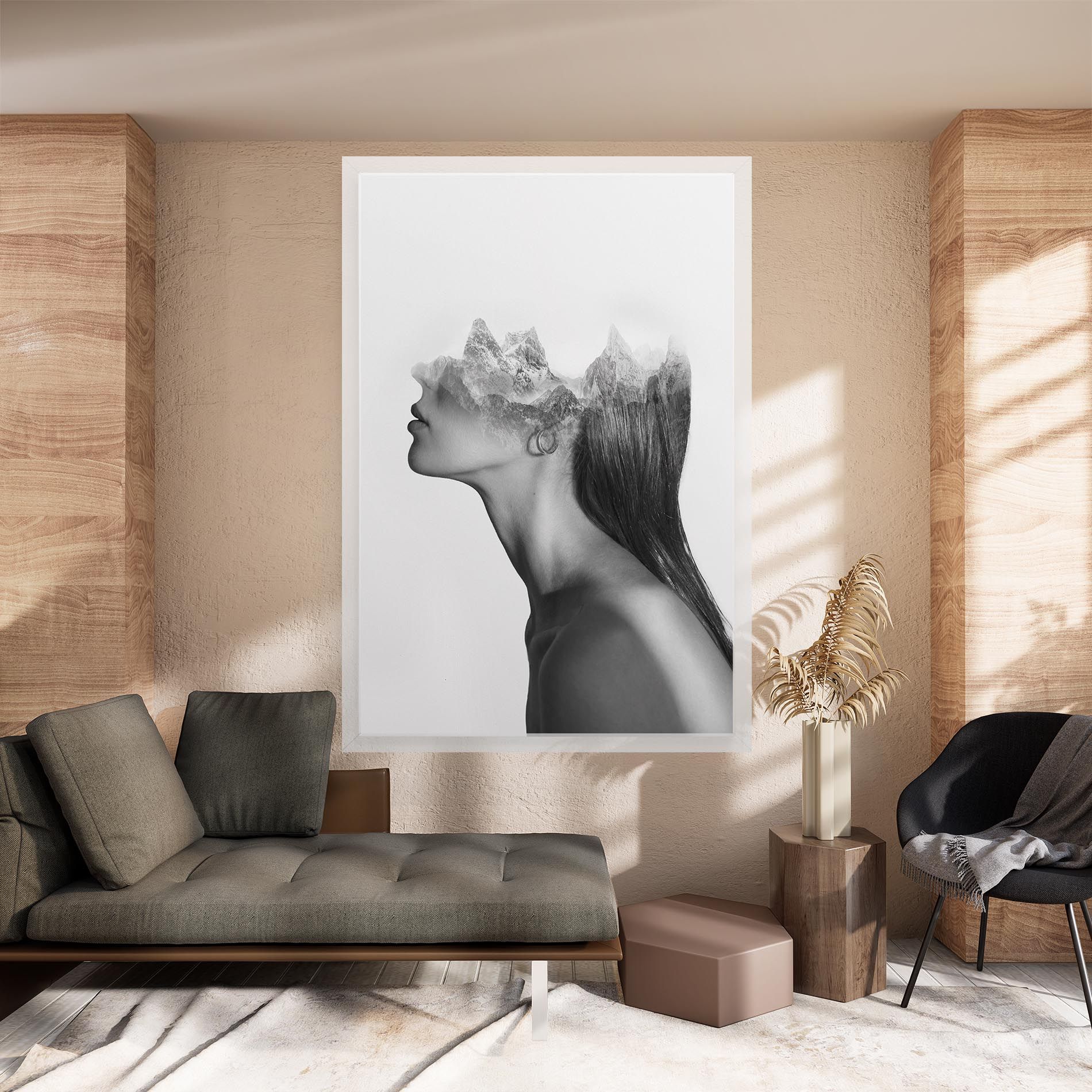 Woman Mountains View mockup 8