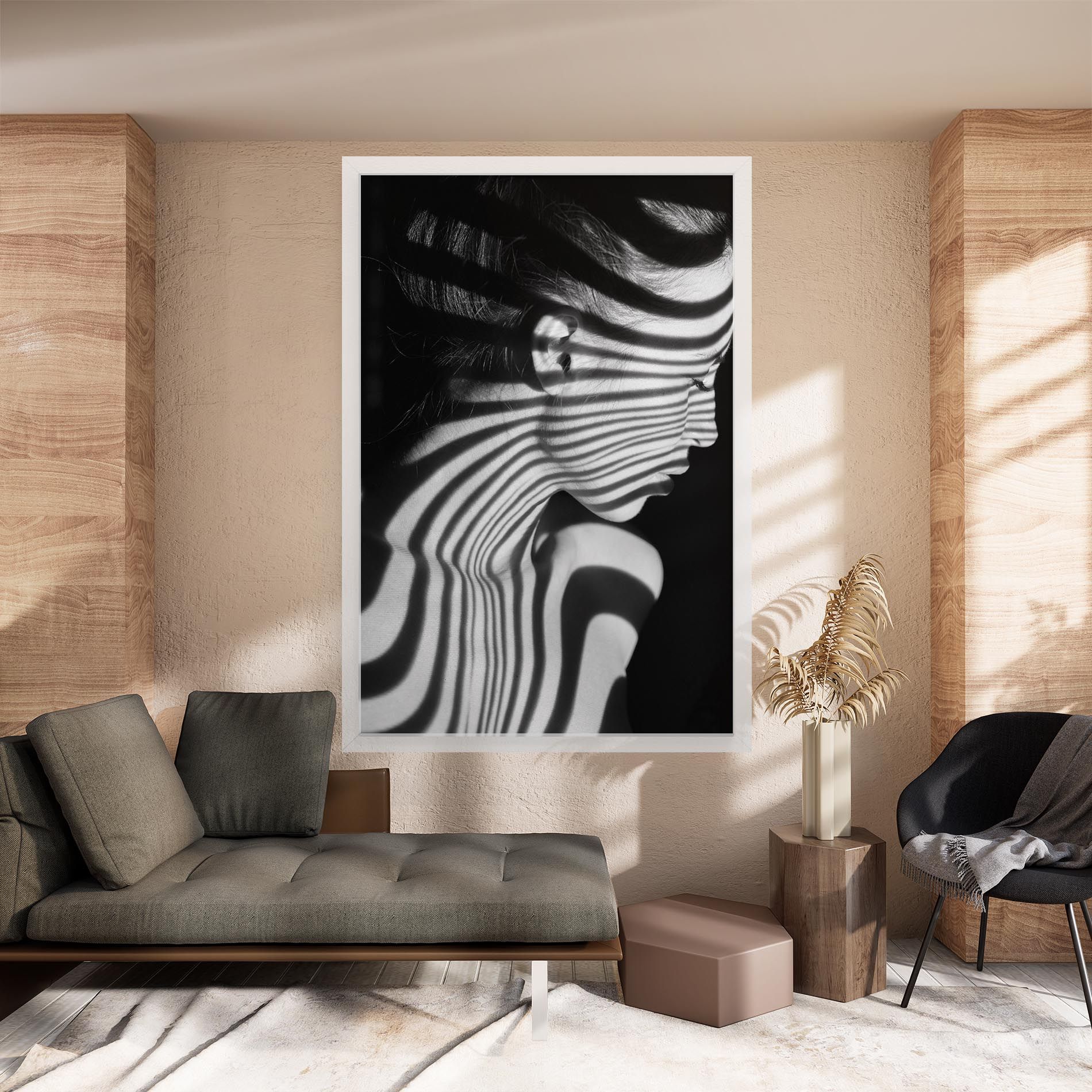Zebra Stripes Woman mockup 8