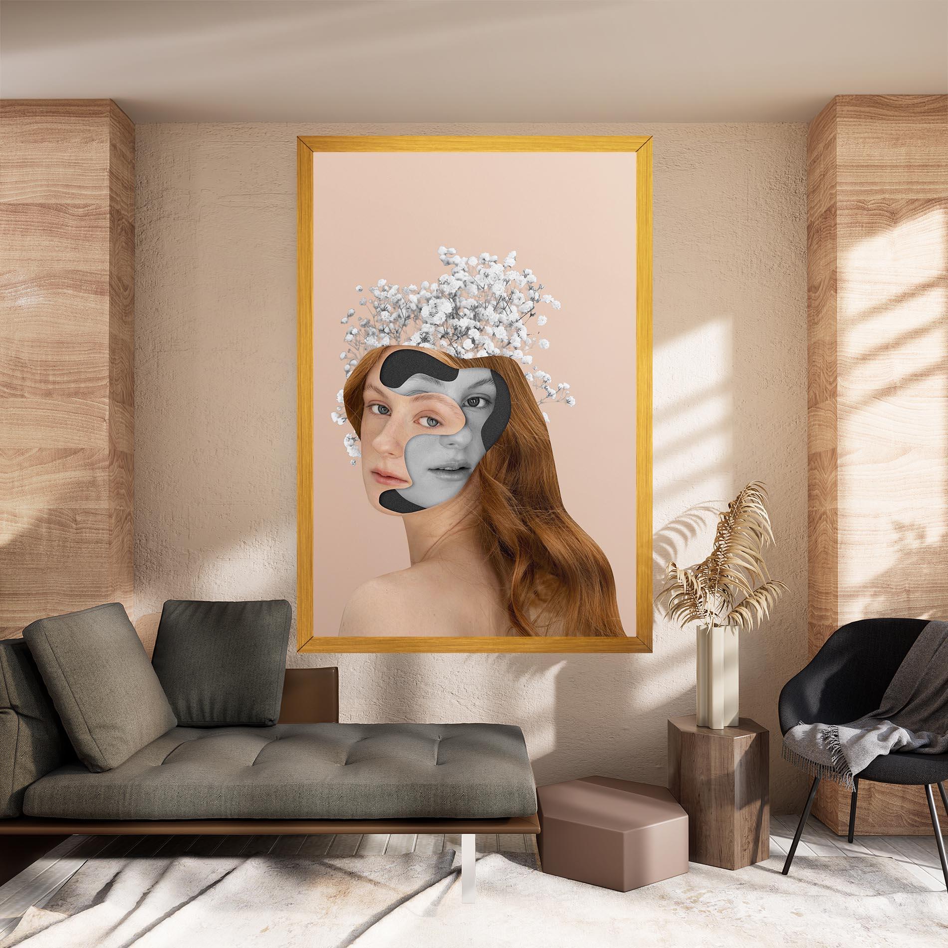 Leinwandbild Abstract Combination mockup 8