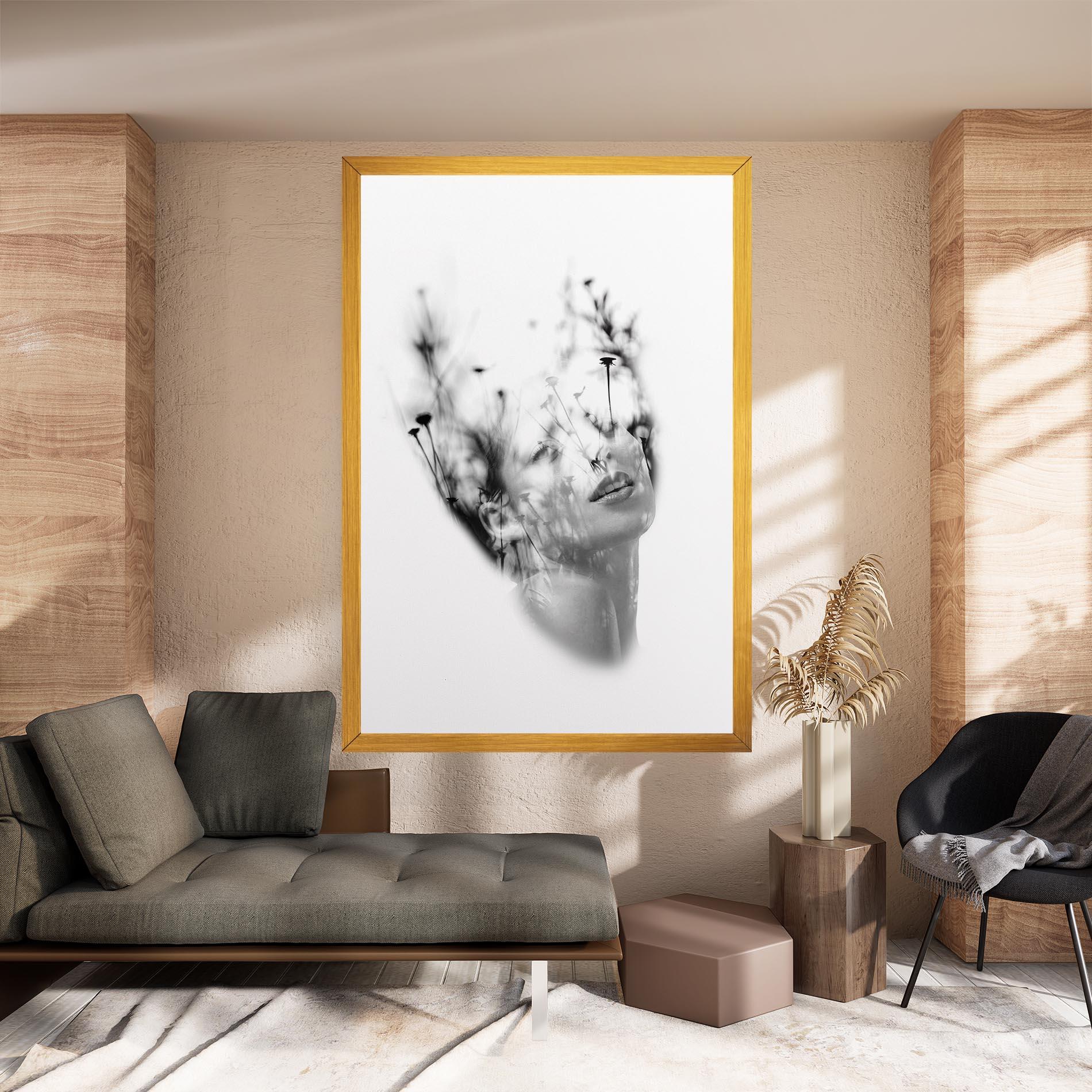 Leinwandbild Nature Woman mockup 8