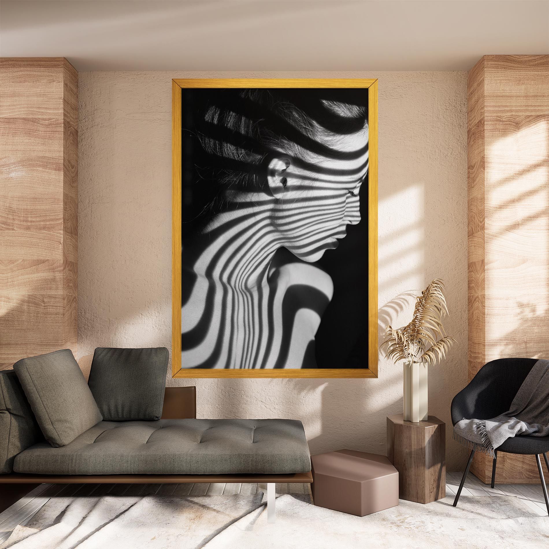 Zebra Stripes Woman mockup 8
