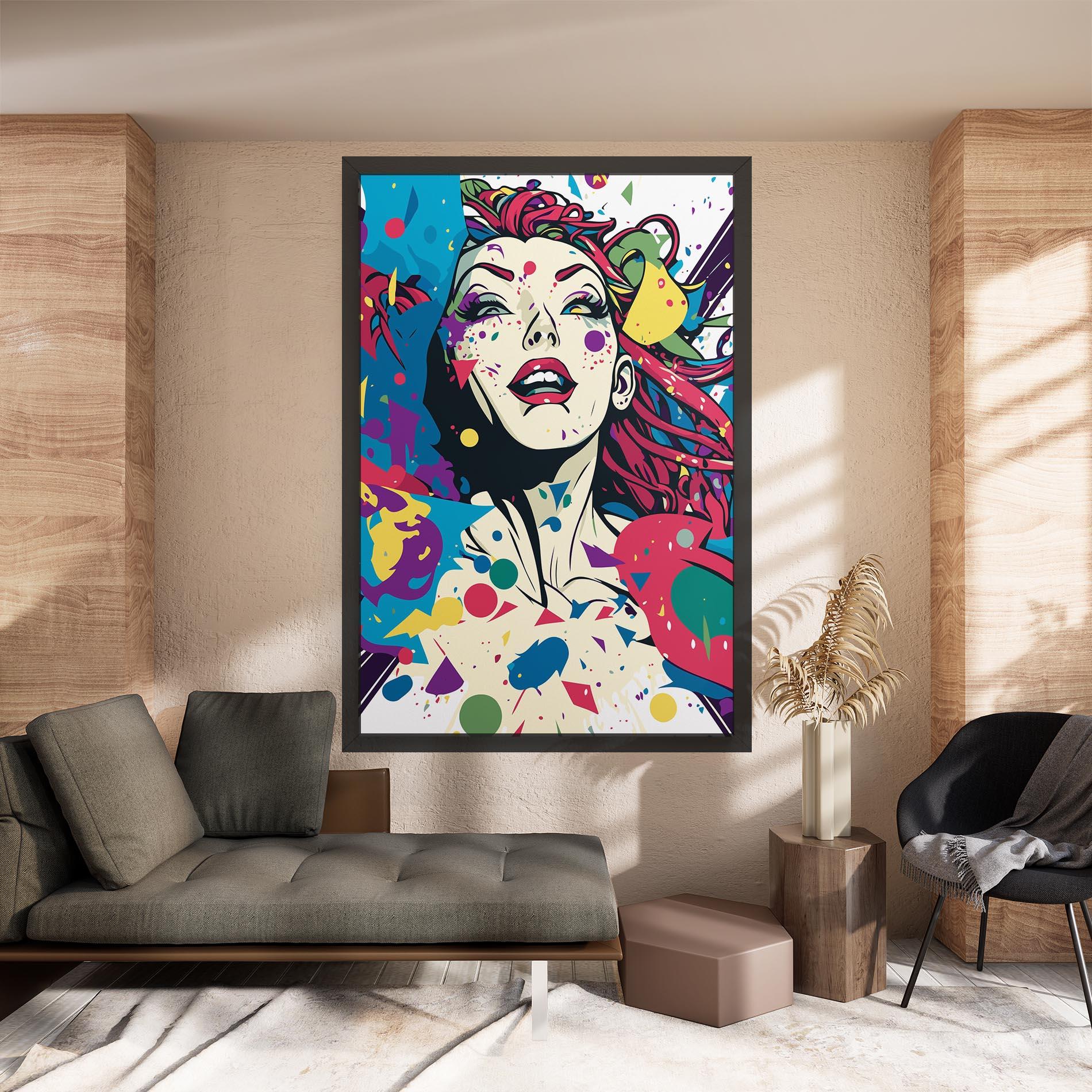 Leinwandbild Fictional Woman mockup 8