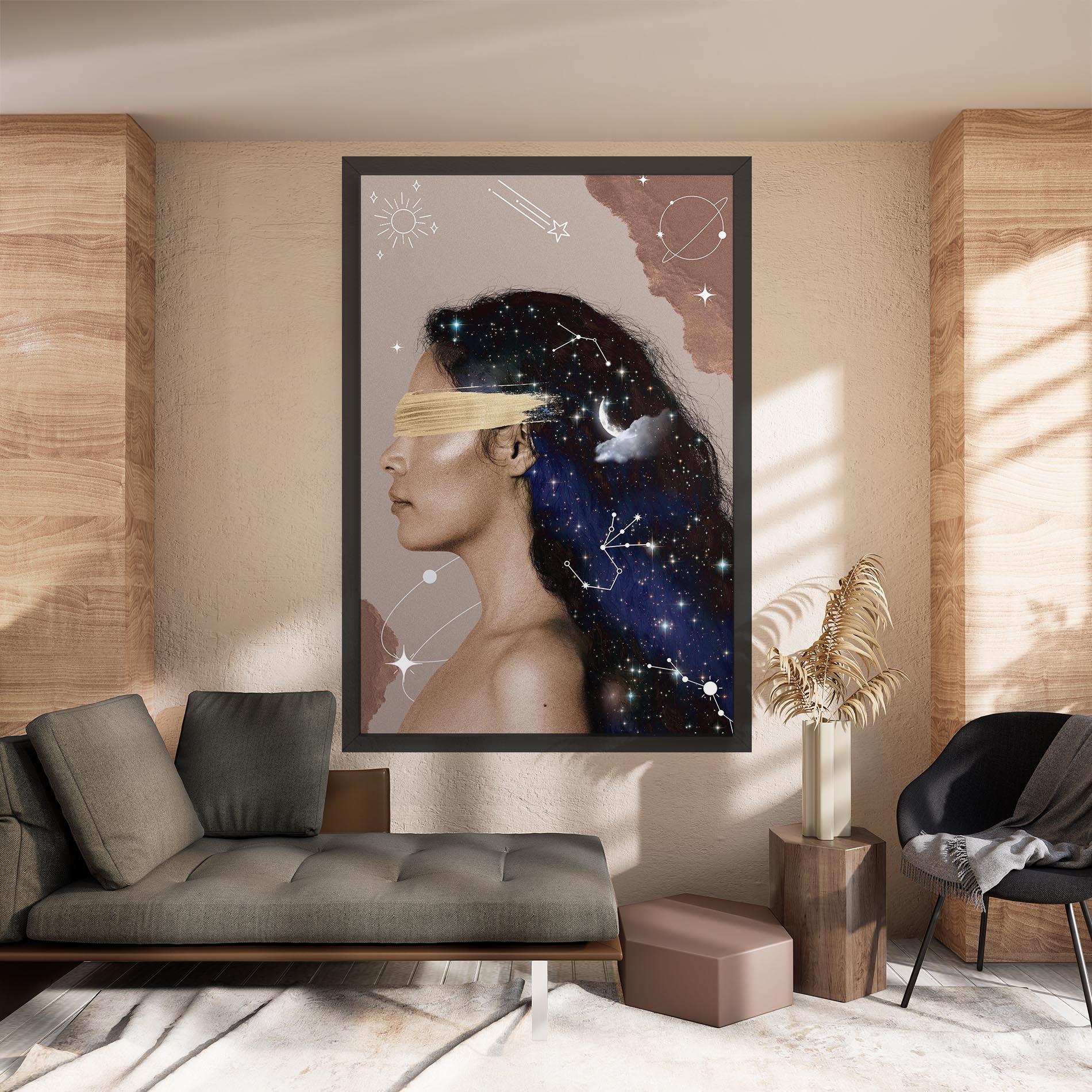 Leinwandbild Galaxy Hair mockup 8