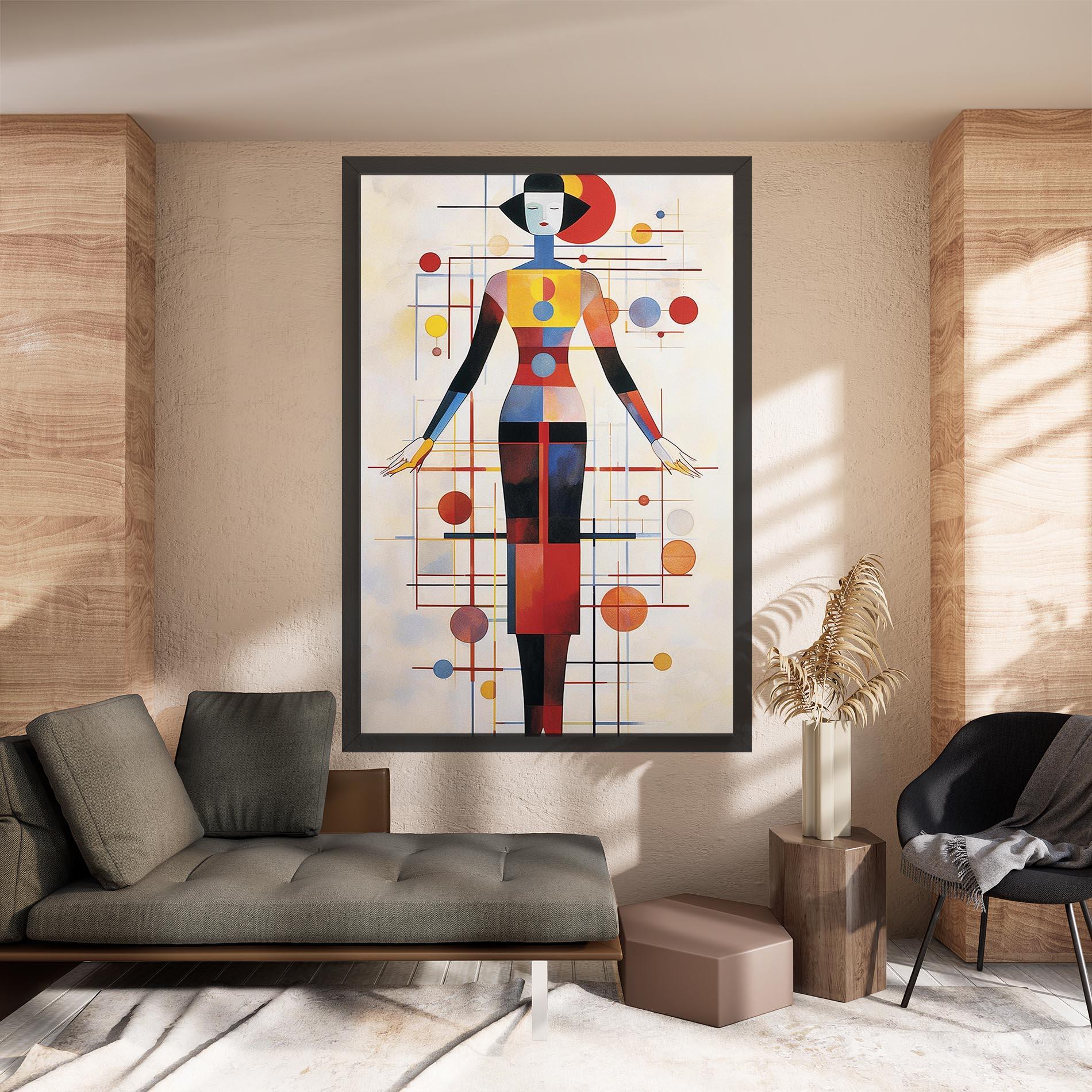 Leinwandbild Poster Woman Artist mockup 8