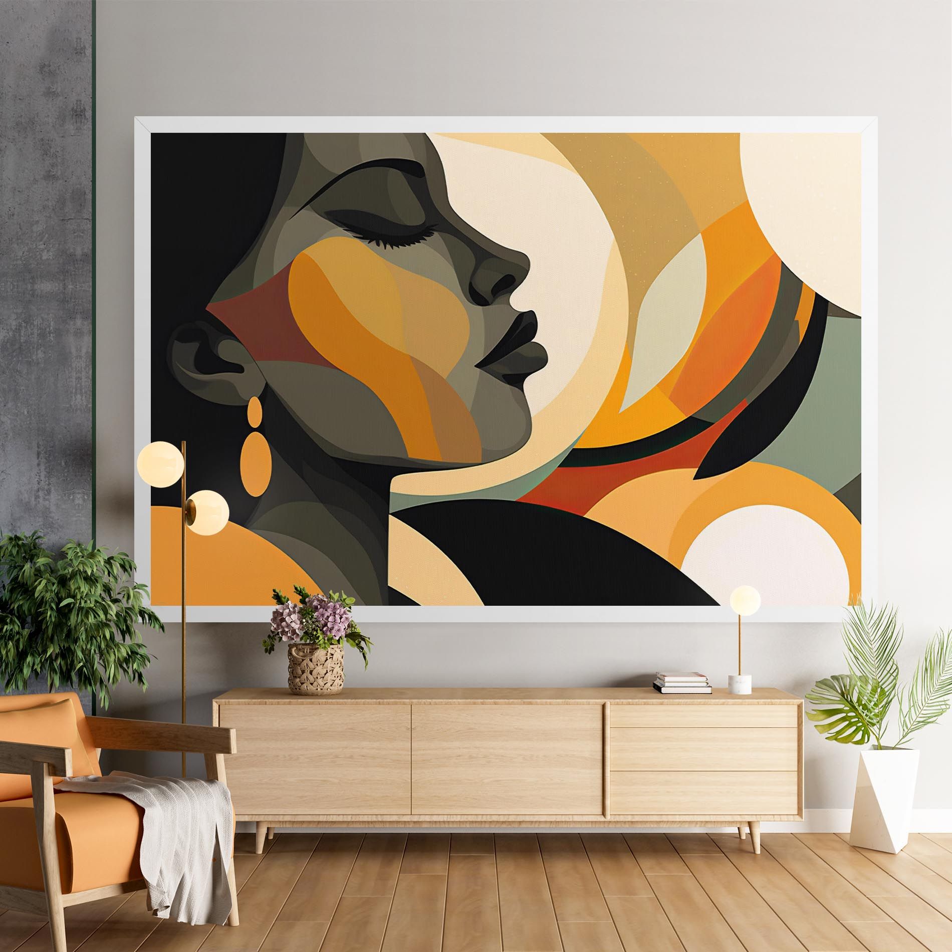 Dreamy Graphic Girl mockup 9