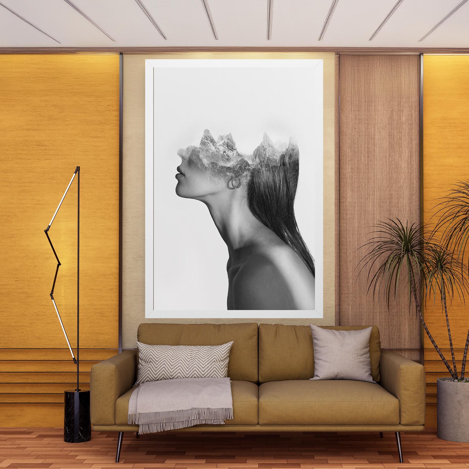 Woman Mountains View mockup 9