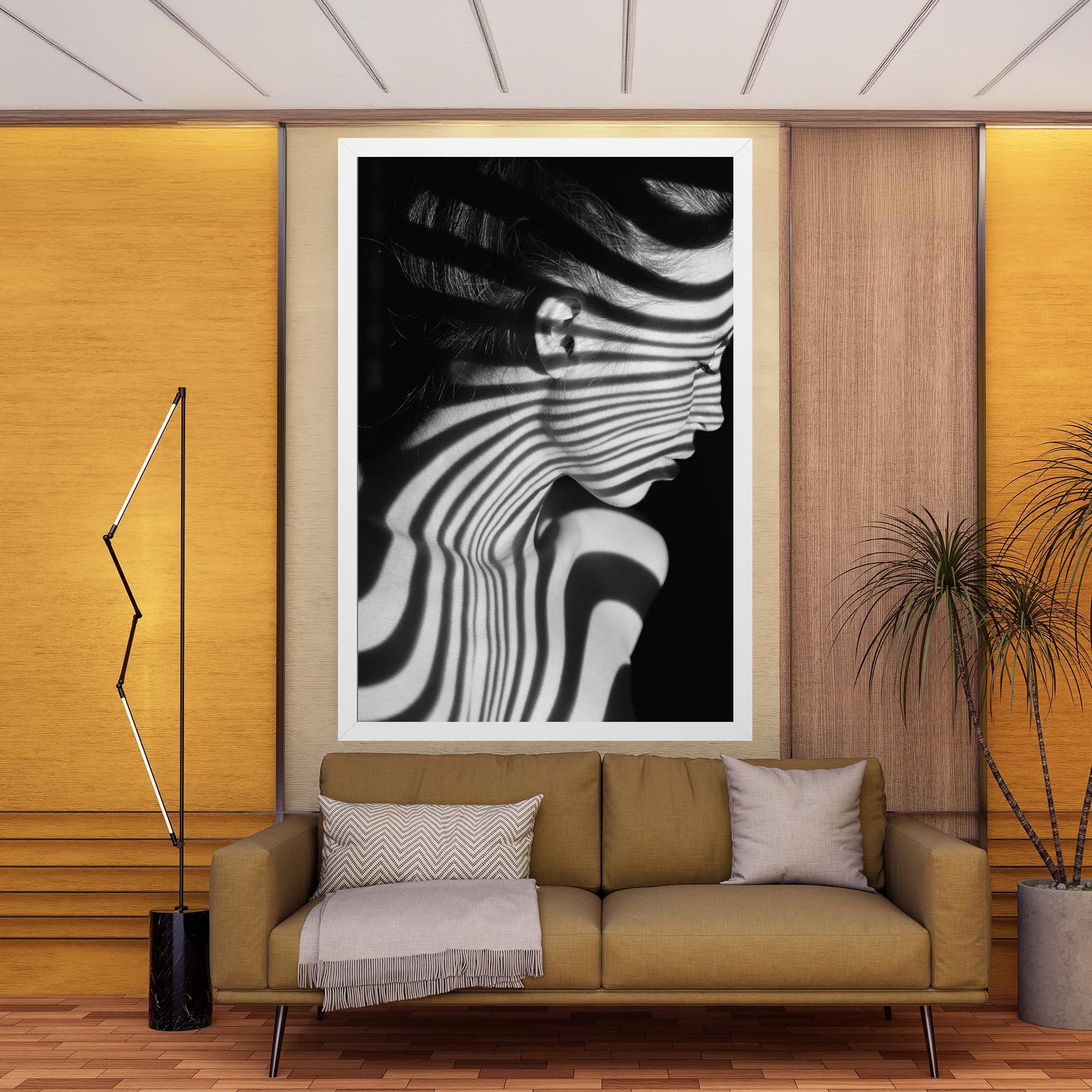 Zebra Stripes Woman mockup 9
