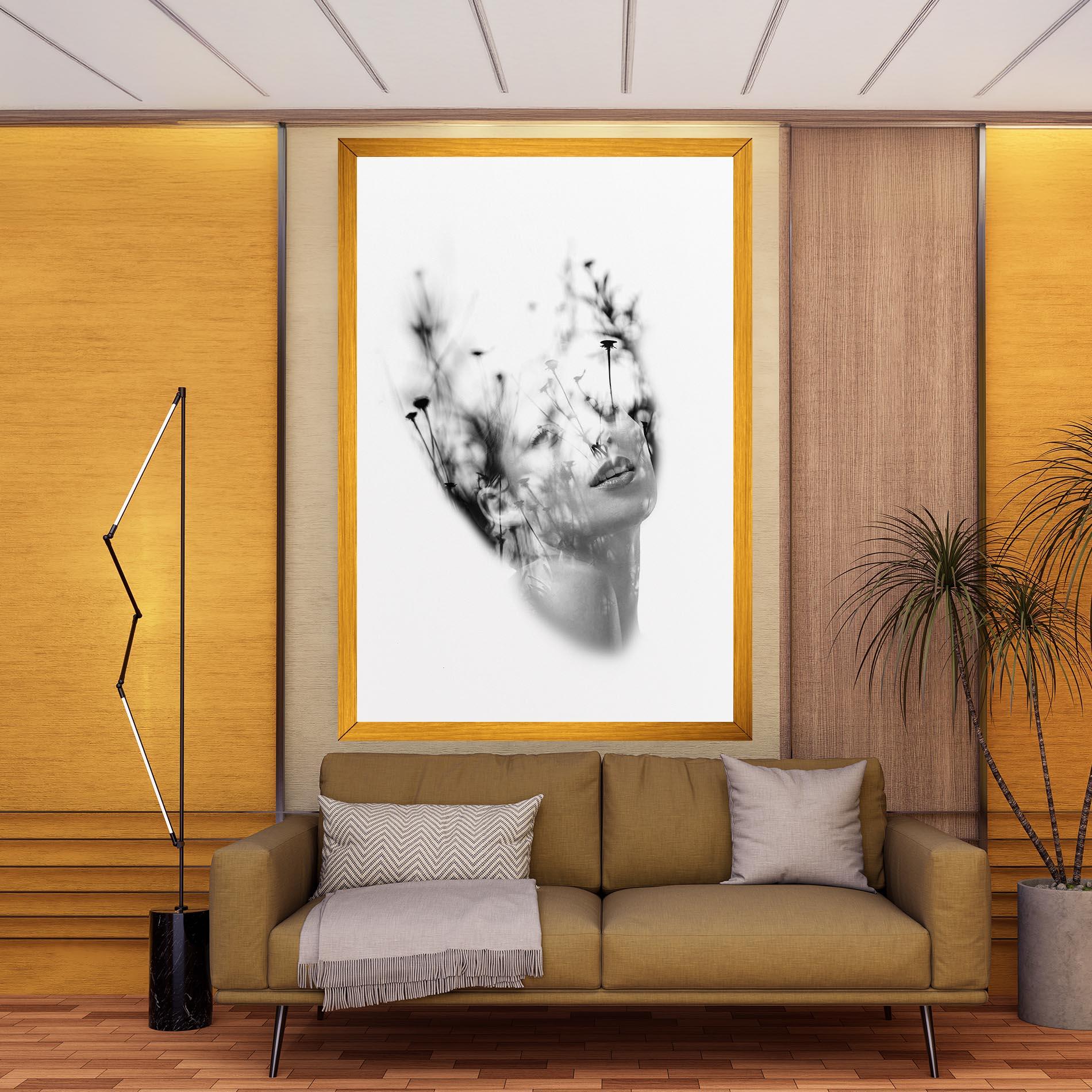 Leinwandbild Nature Woman mockup 9