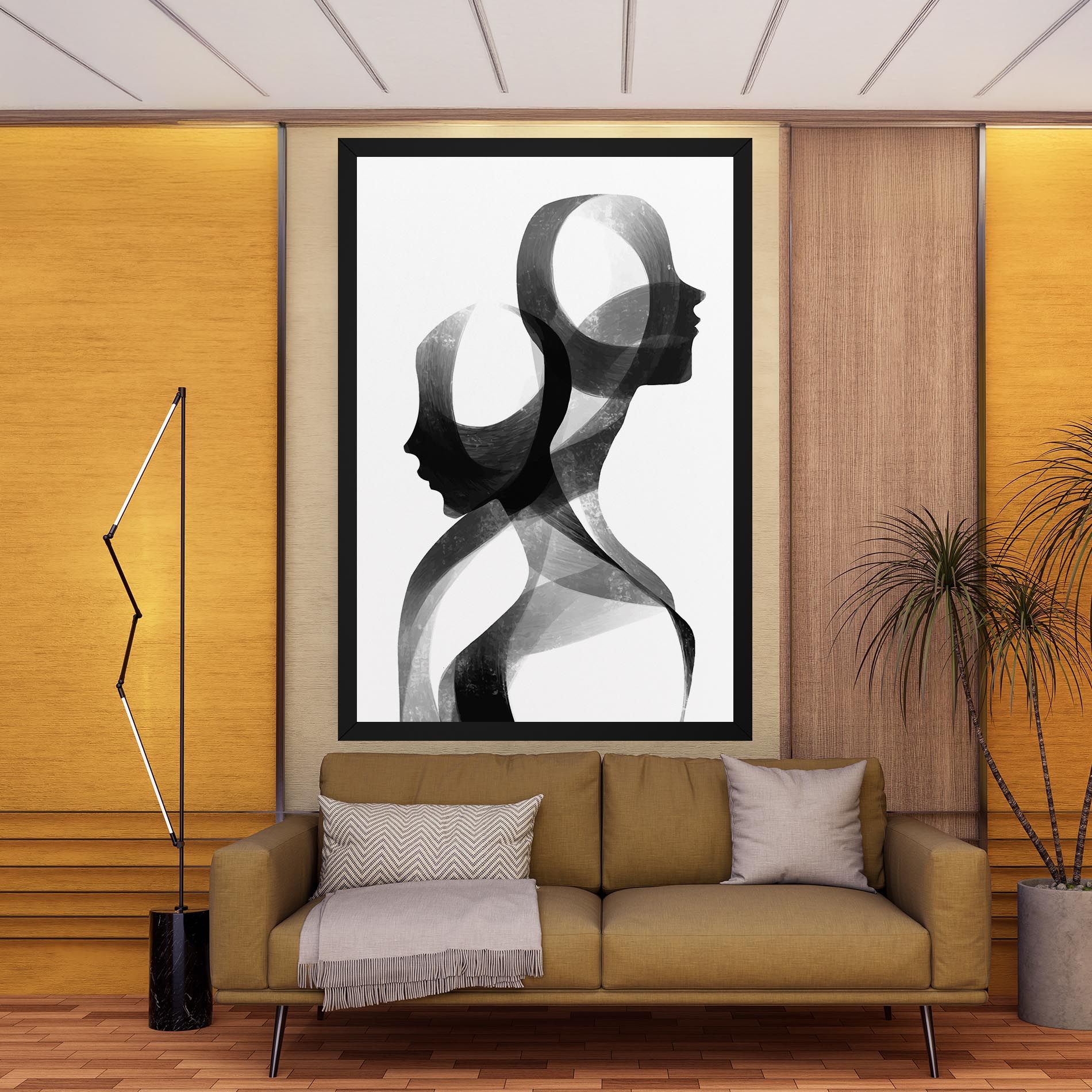 Abstract Grey Couple mockup 9