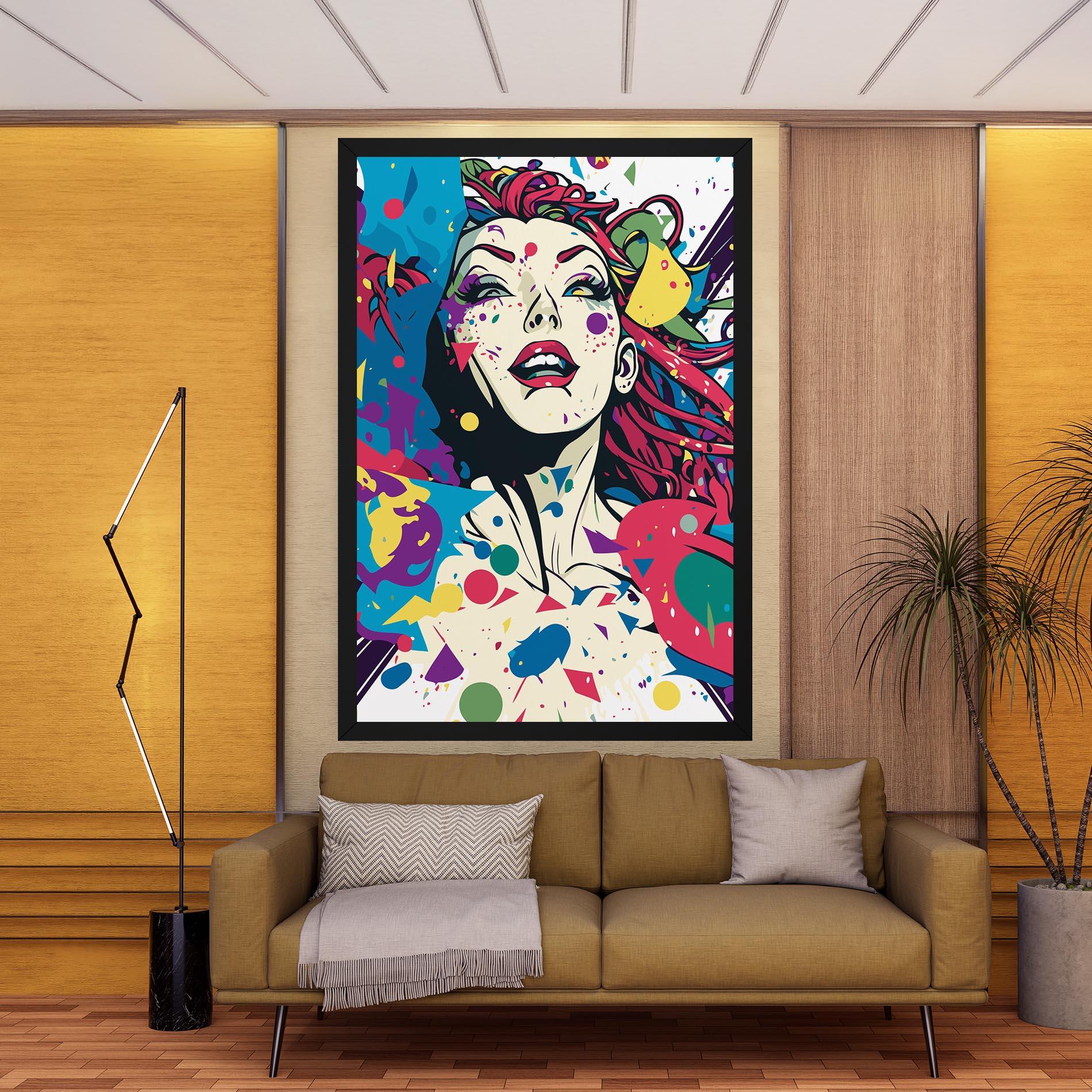 Leinwandbild Fictional Woman mockup 9