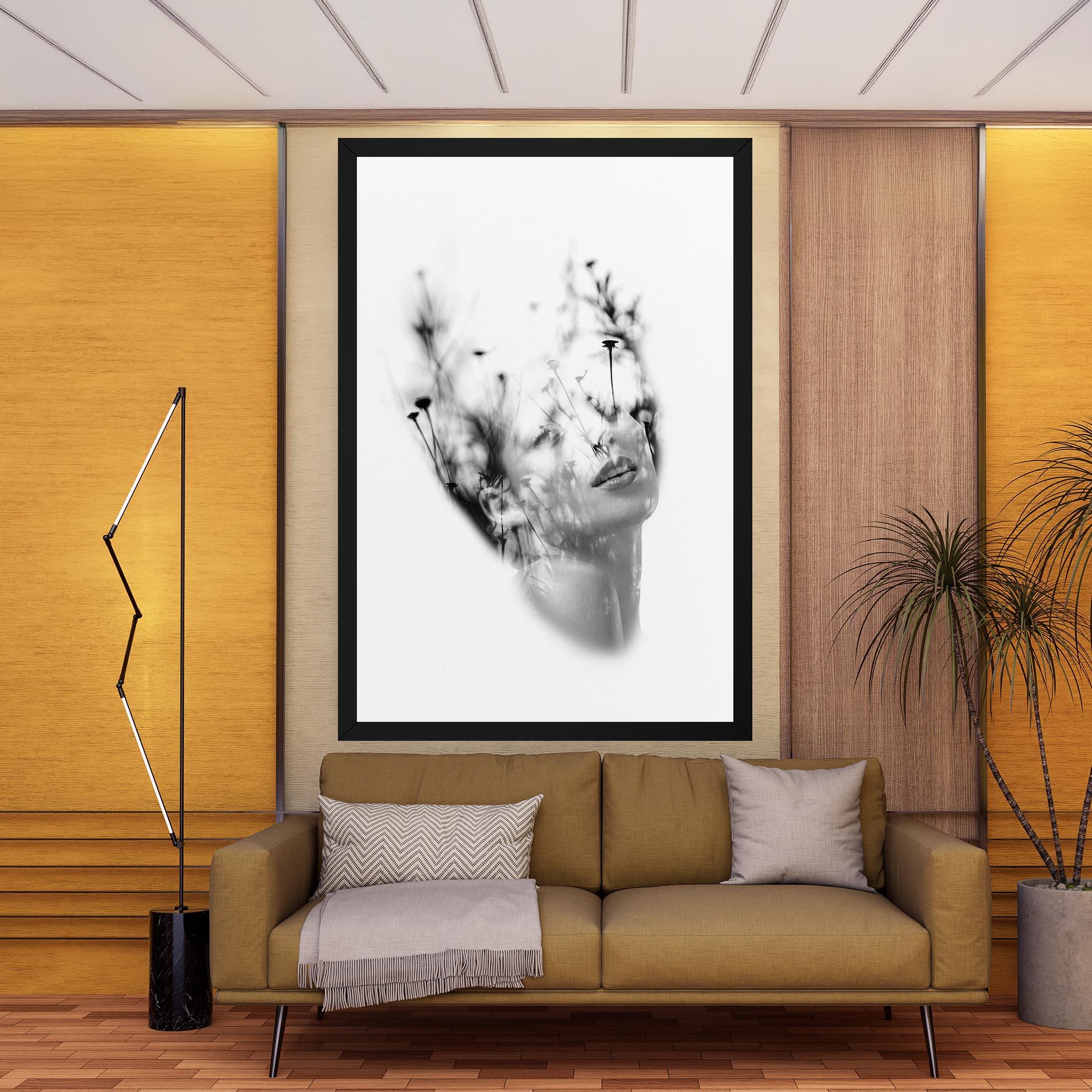 Leinwandbild Nature Woman mockup 9