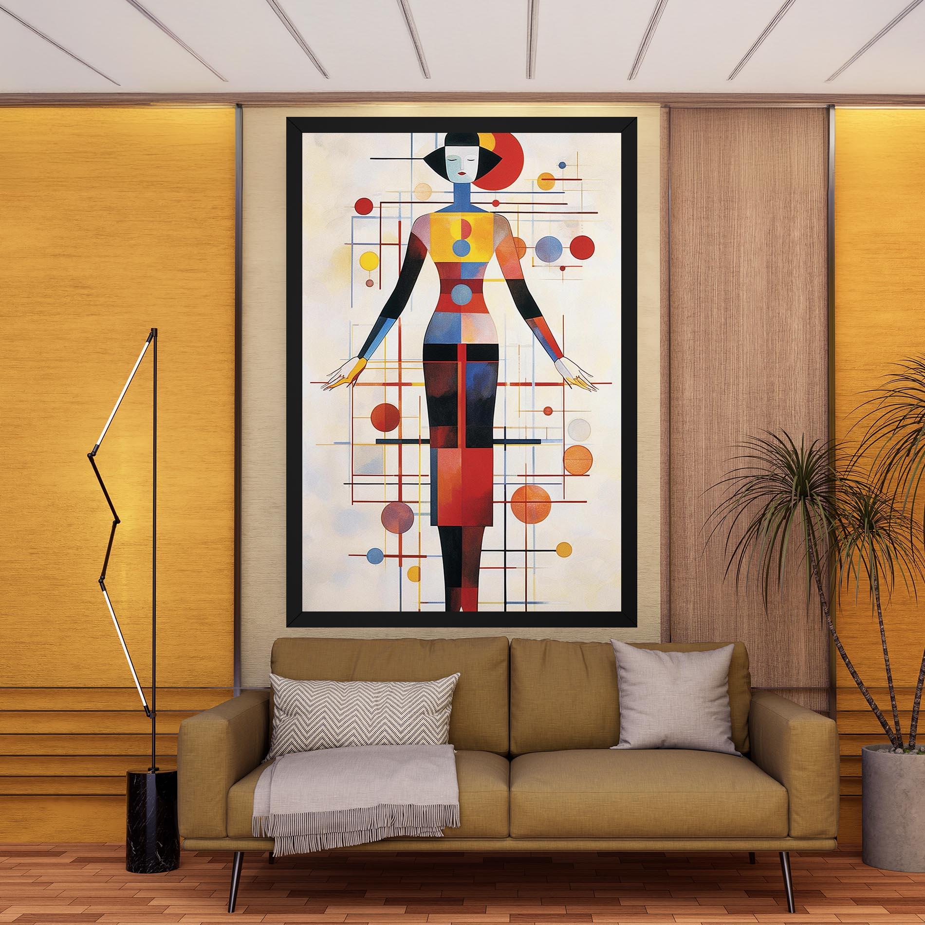 Leinwandbild Poster Woman Artist mockup 9