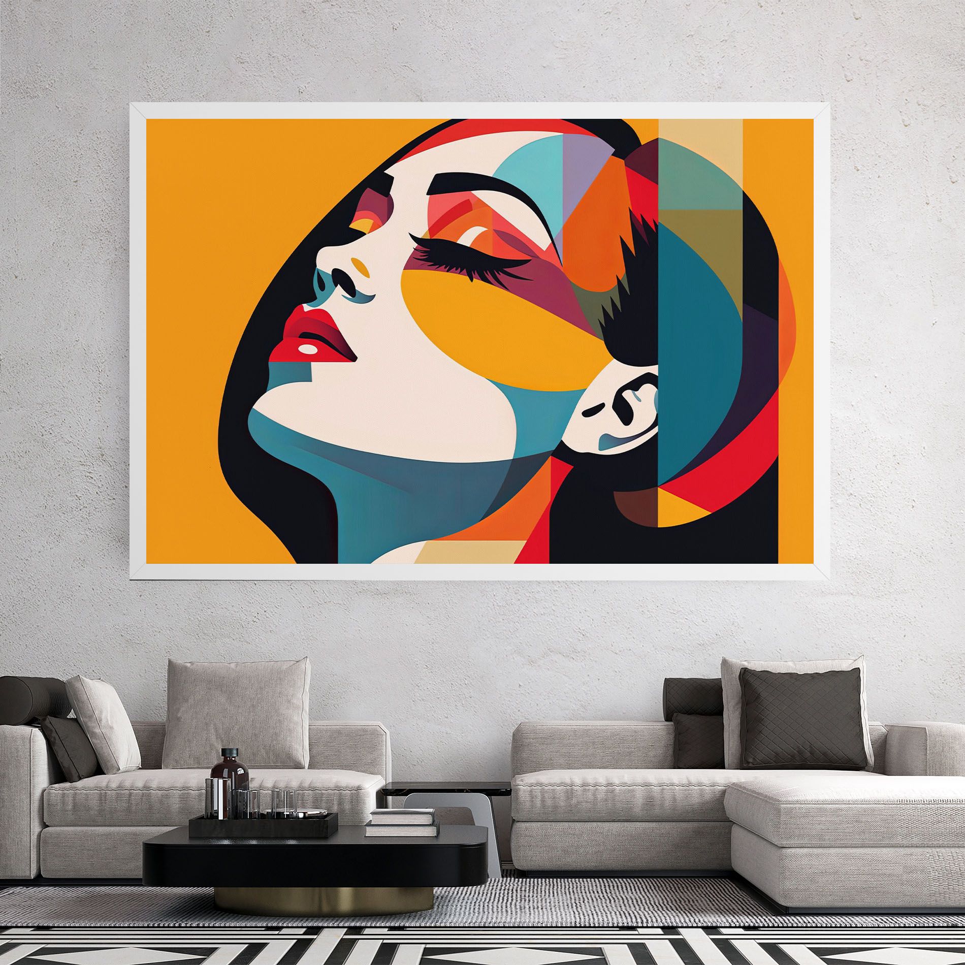 Dreamy Yellow Female mockup 2