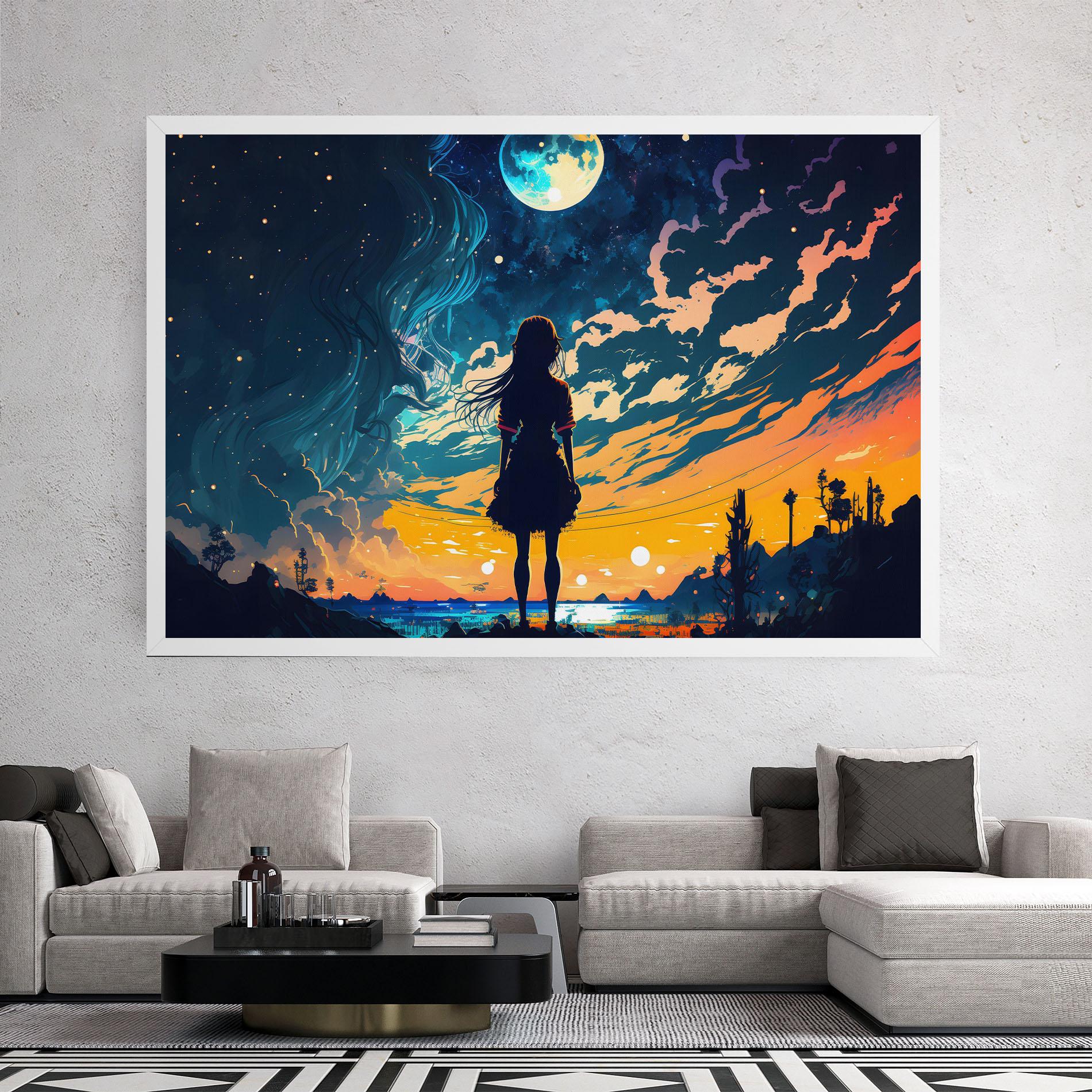 Leinwandbild Mystical Woman Fairytale mockup 2