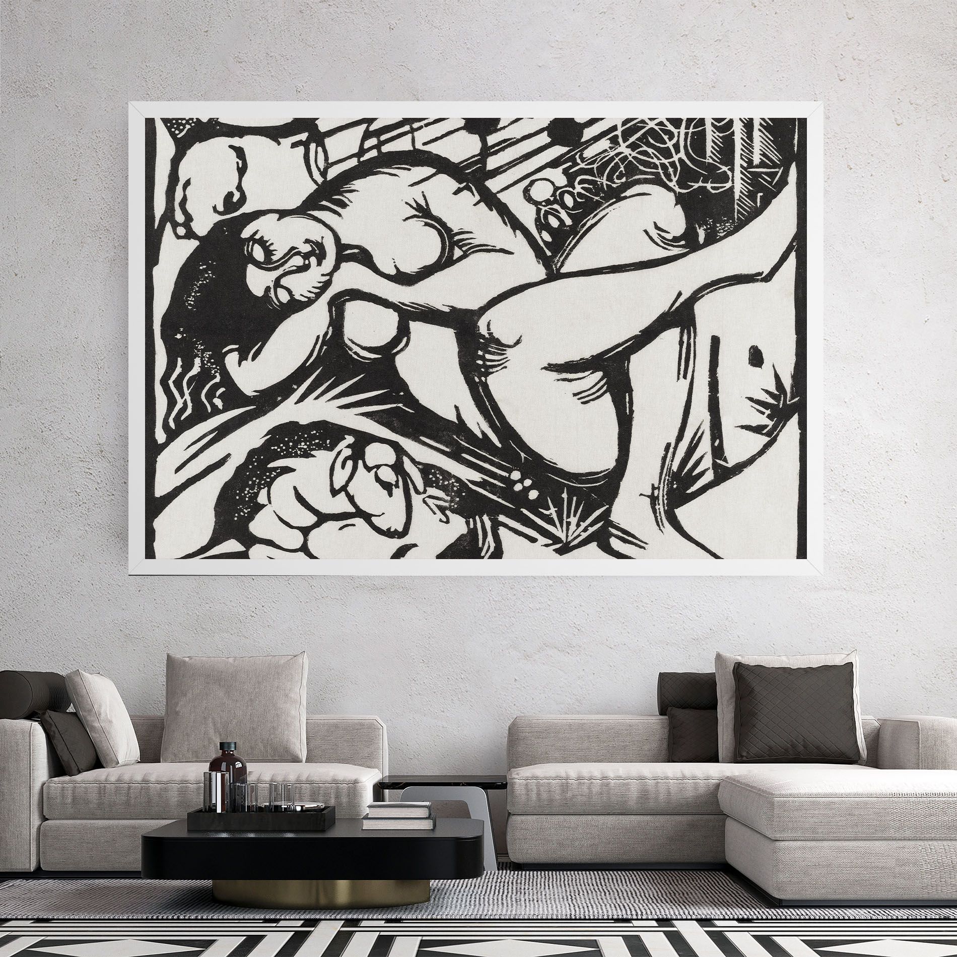 Woman Drawing mockup 2