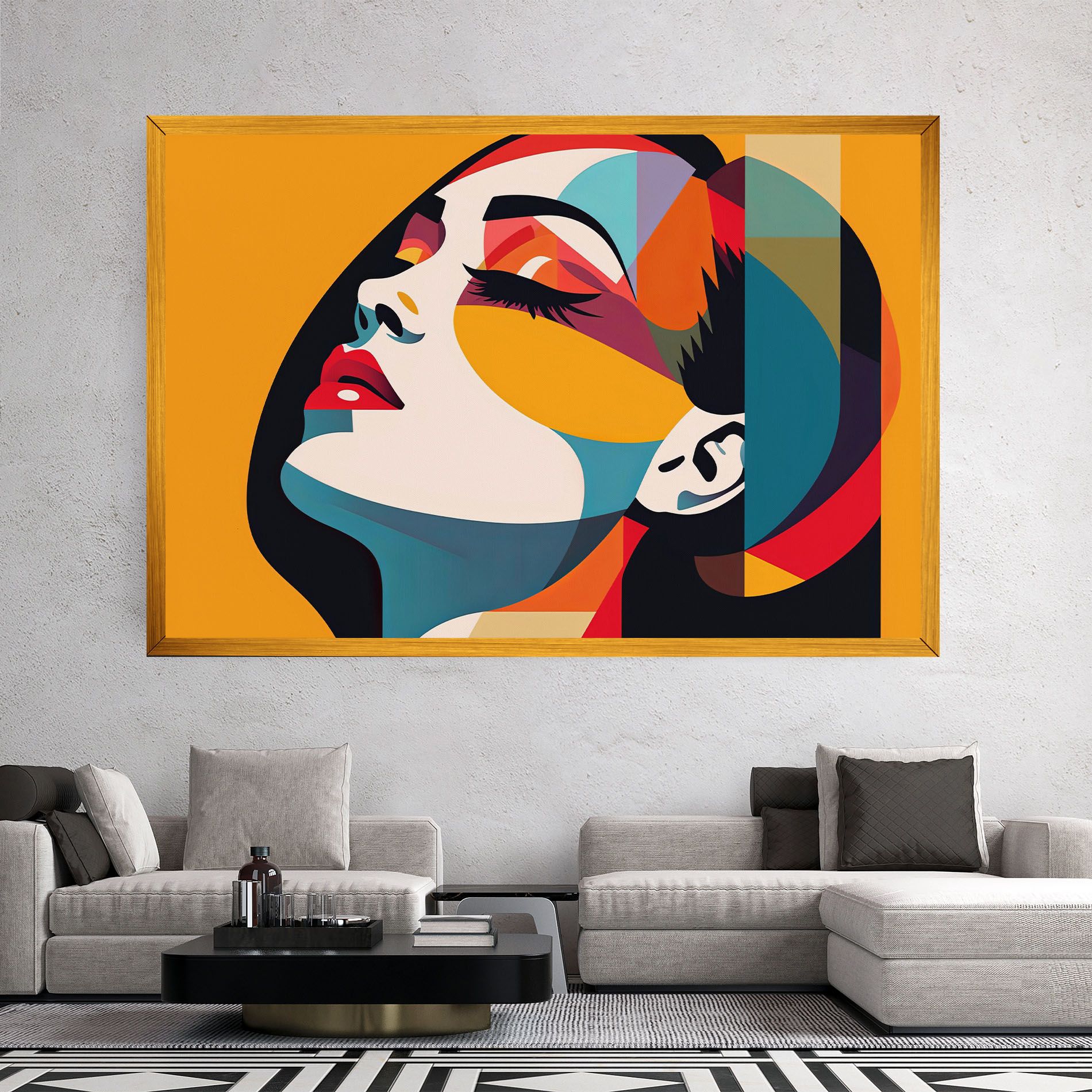 Dreamy Yellow Female mockup 2