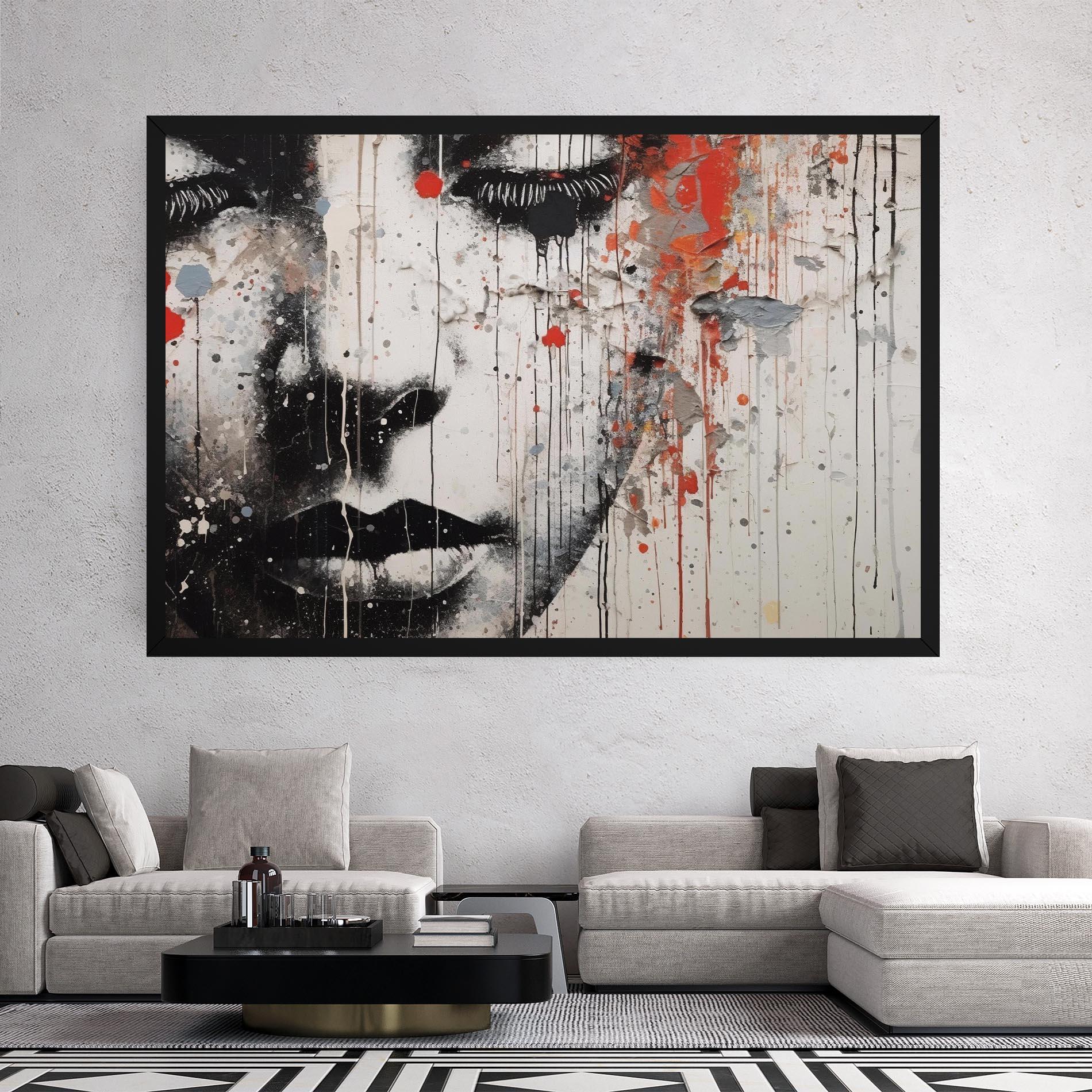 Leinwandbild Ink Street Graffiti mockup 2