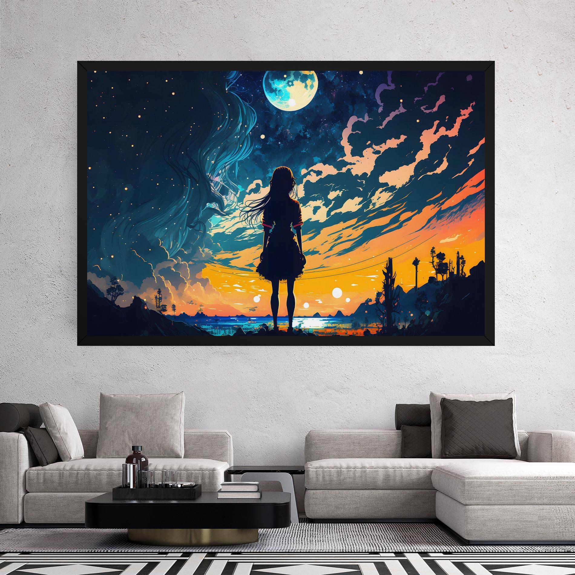 Leinwandbild Mystical Woman Fairytale mockup 2