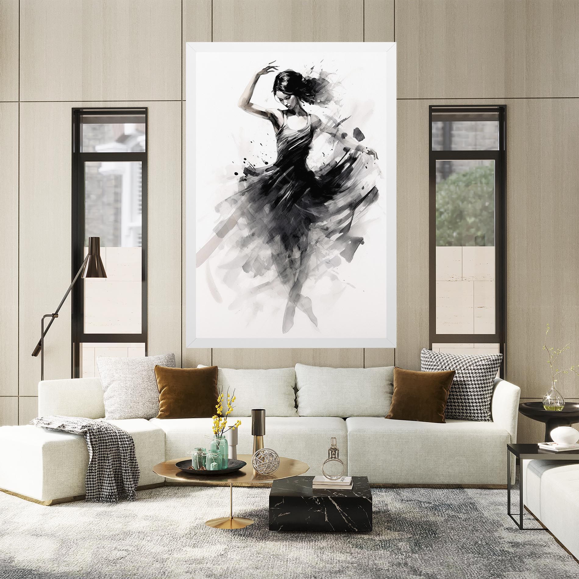 Dancing Woman mockup 2